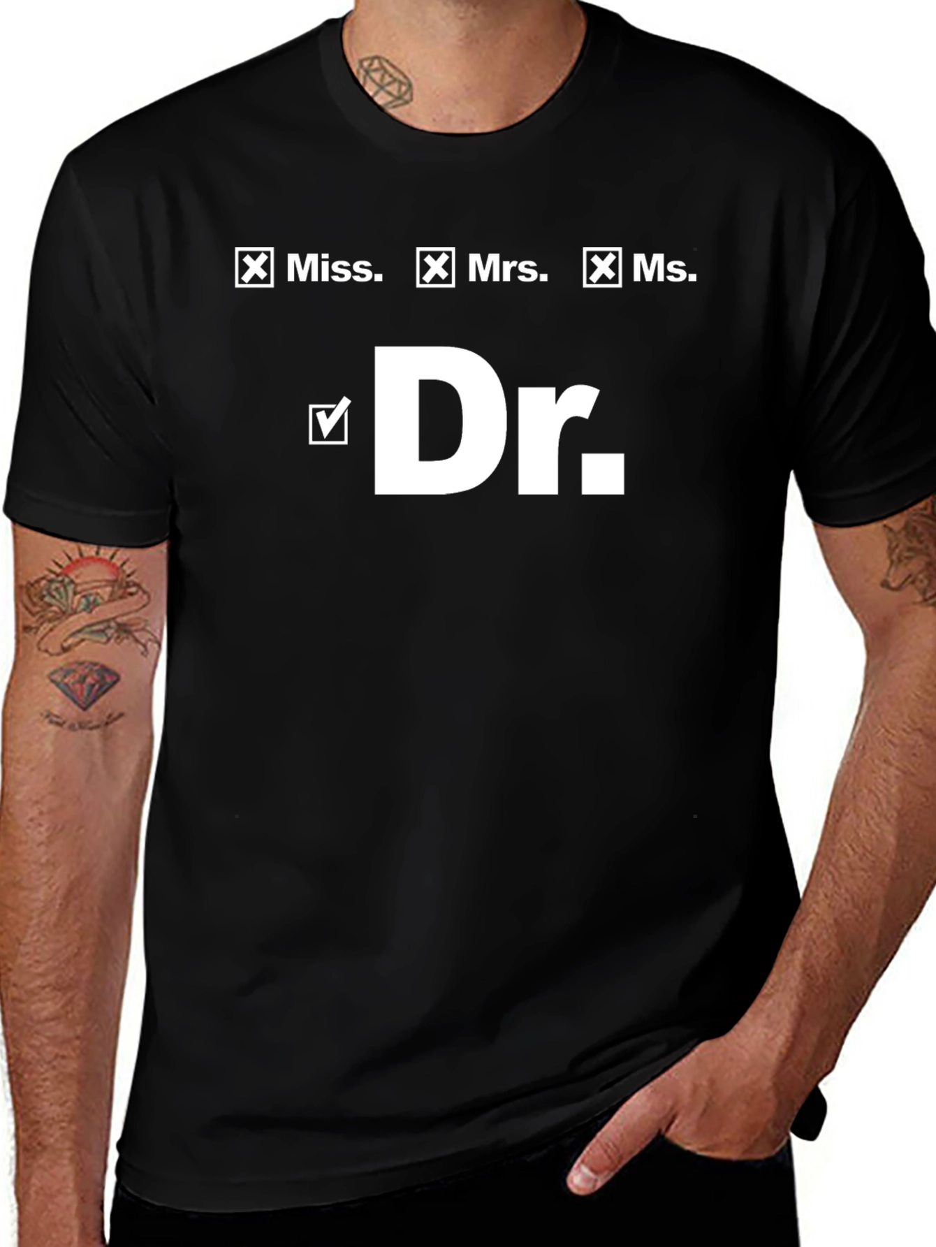 Variant 30 of Doctor Title T-Shirt - Novelty Apparel