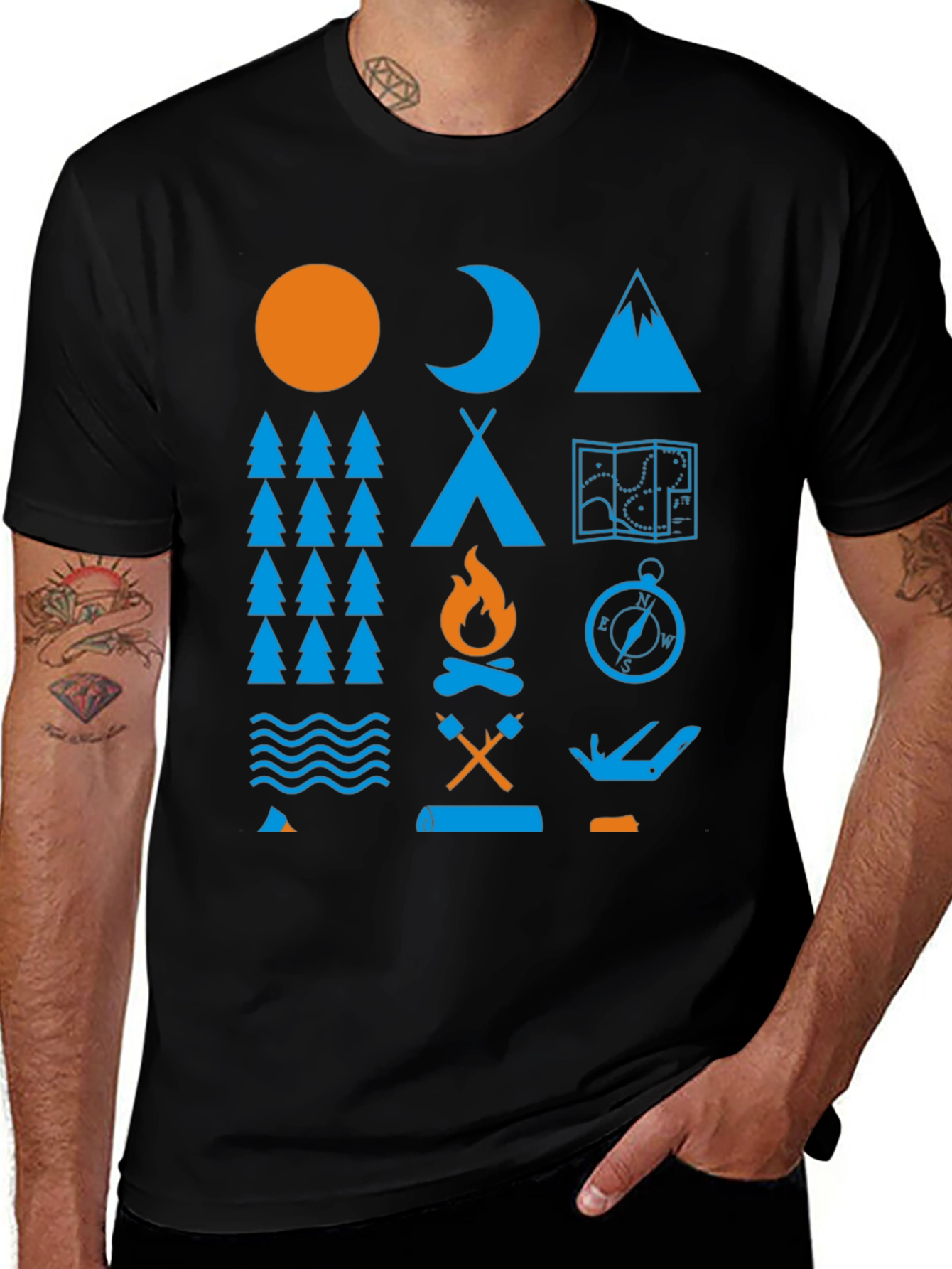 Variant 3 of Camping Adventure Graphic T-Shirt
