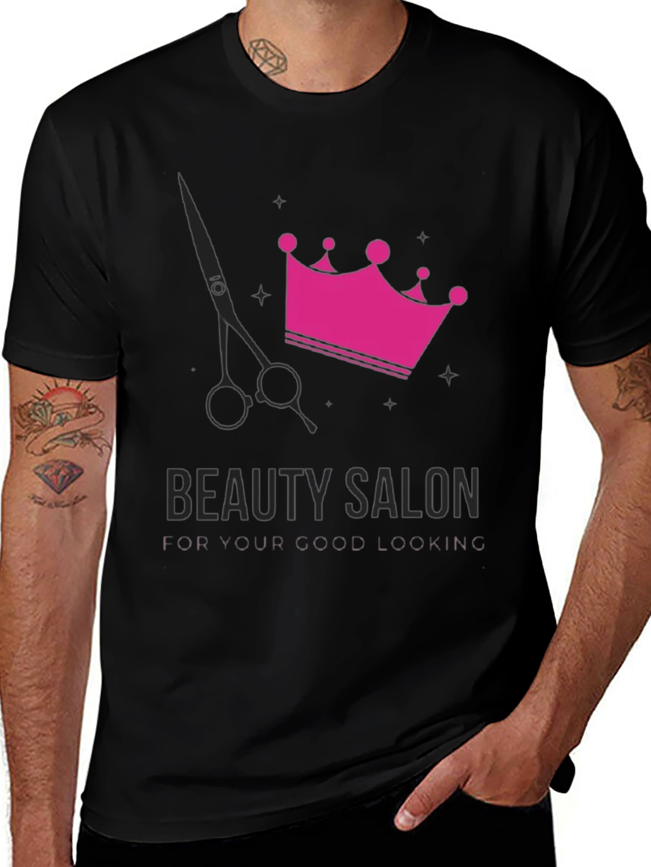 Beauty Salon Graphic T-Shirt - Stylish Barber Tee