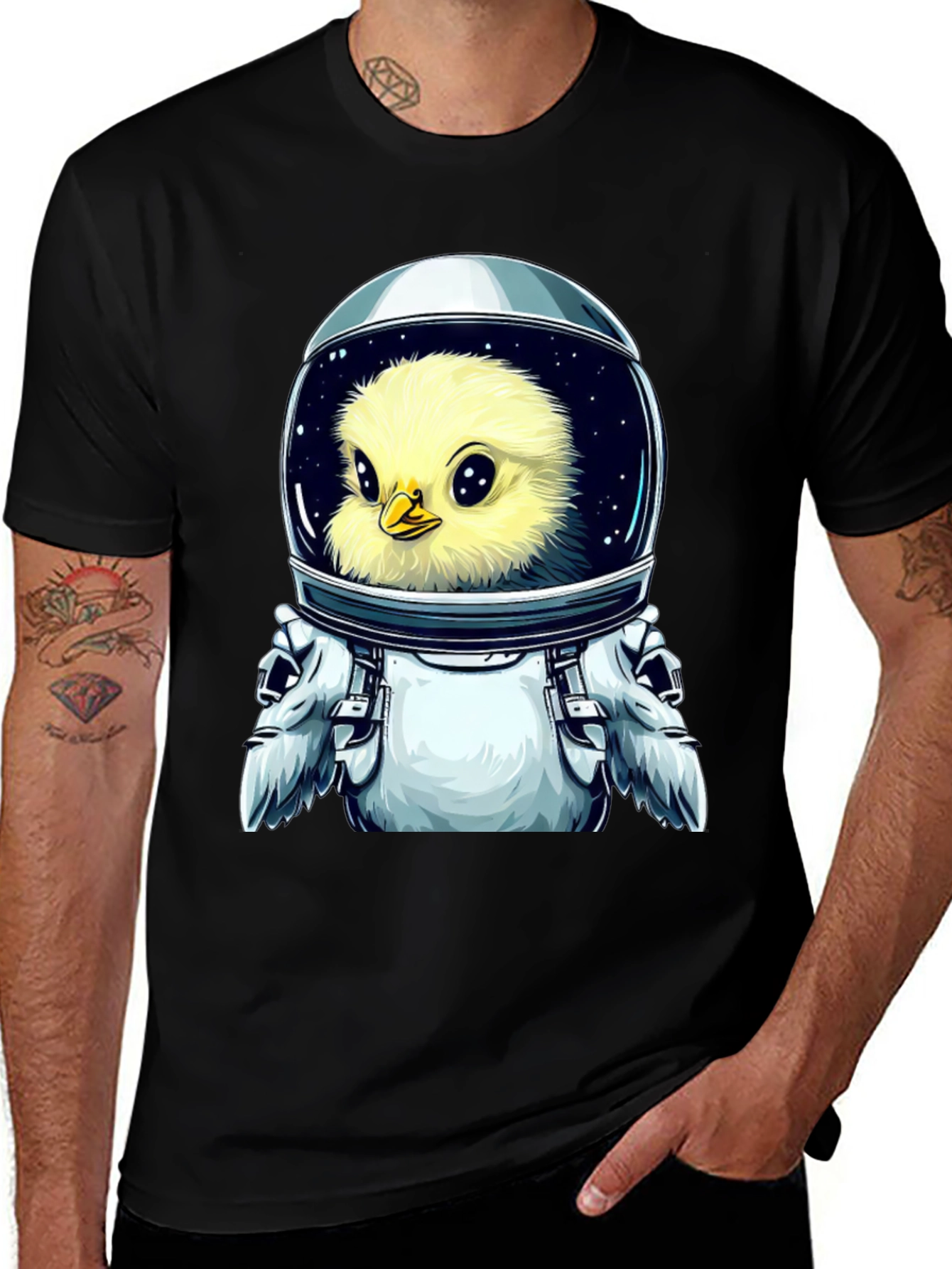 Variant 12 of Astronaut Chick T-Shirt - Space Adventure