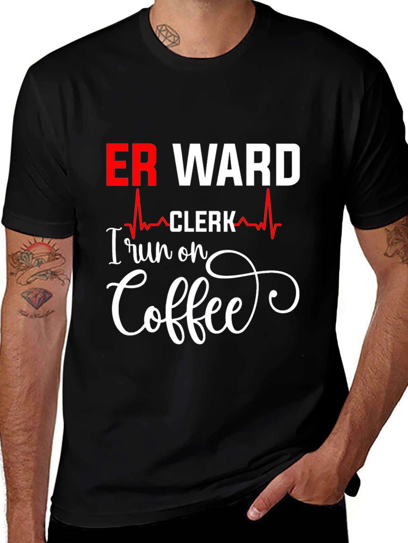 Variant 21 of ER Ward Clerk Coffee T-Shirt