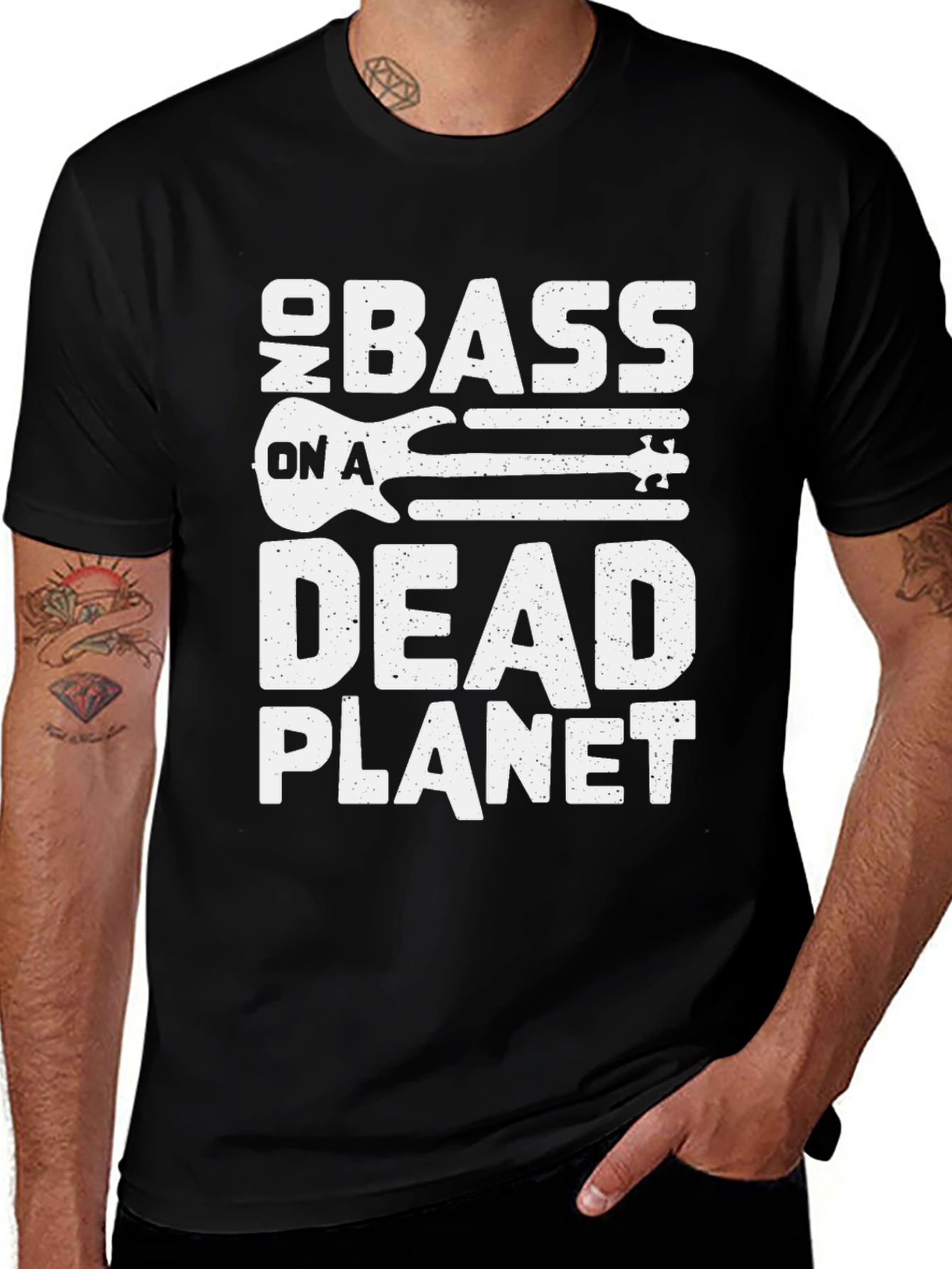 Variant 14 of Bass on a Dead Planet Graphic Tee