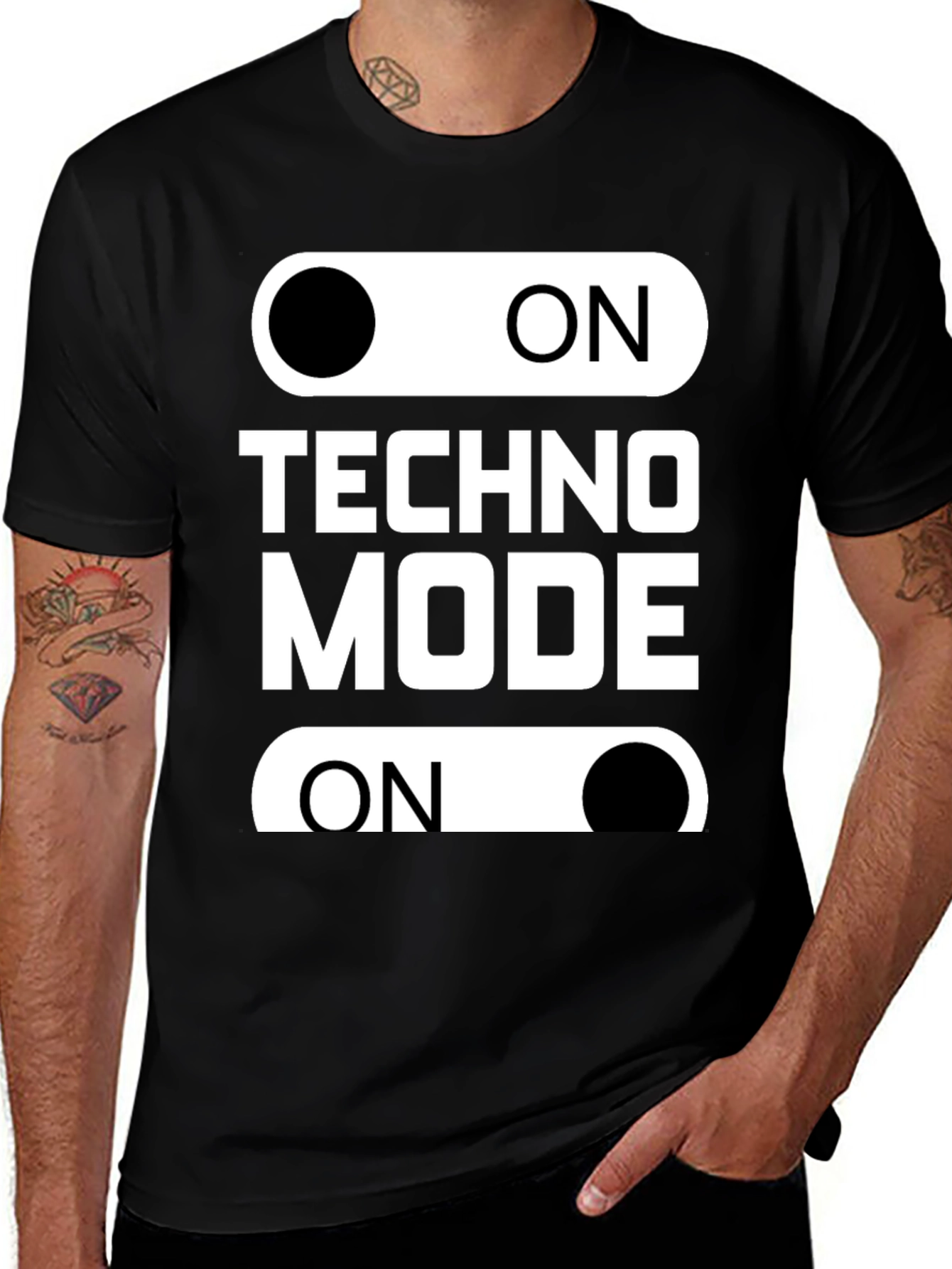 Techno Mode On Graphic Tee