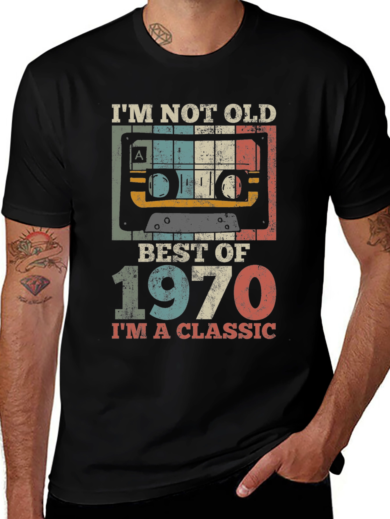 Variant 28 of Retro 1970's Classic Graphic T-Shirt