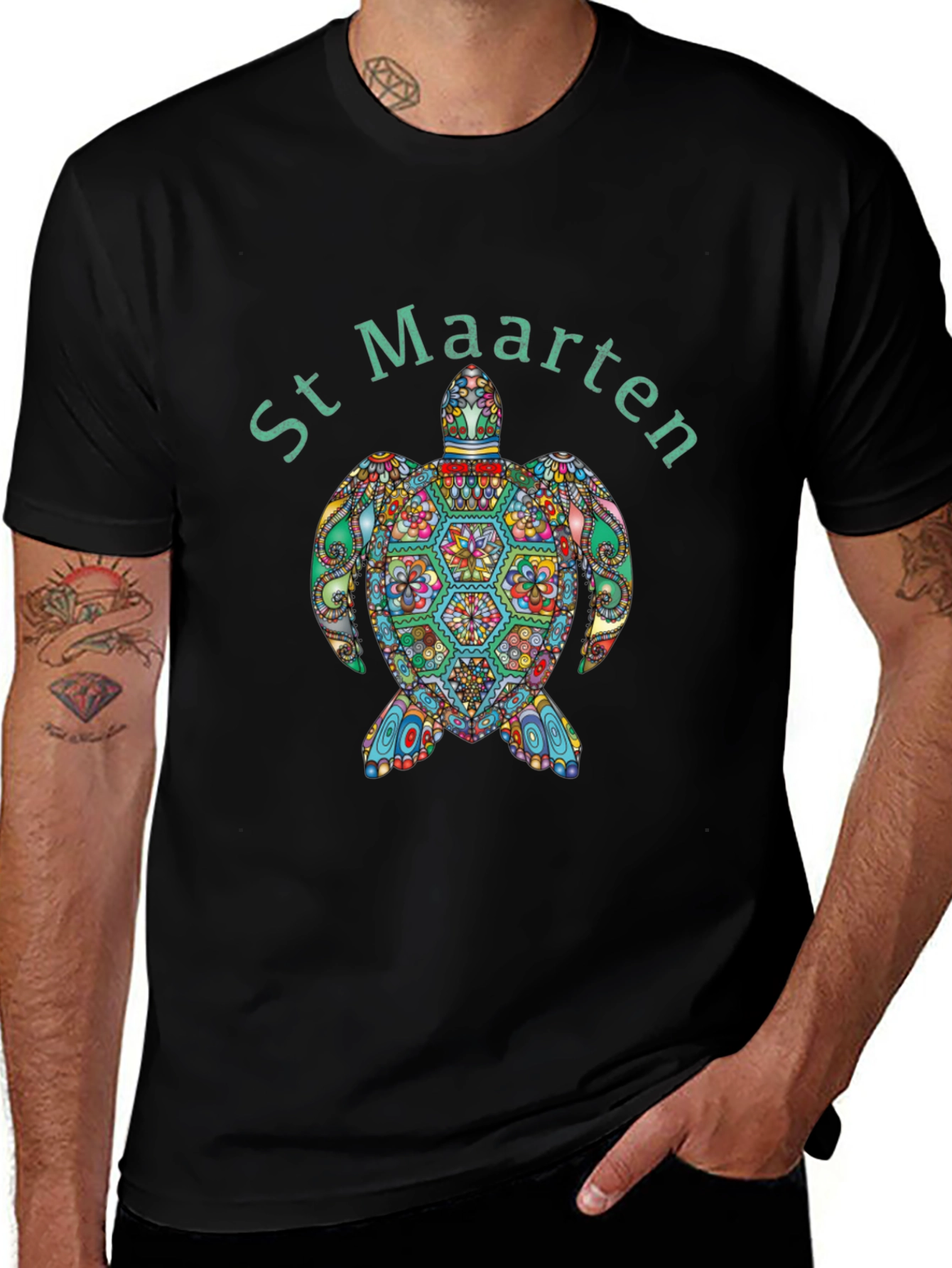 St. Maarten Sea Turtle Graphic Tee - Island Style