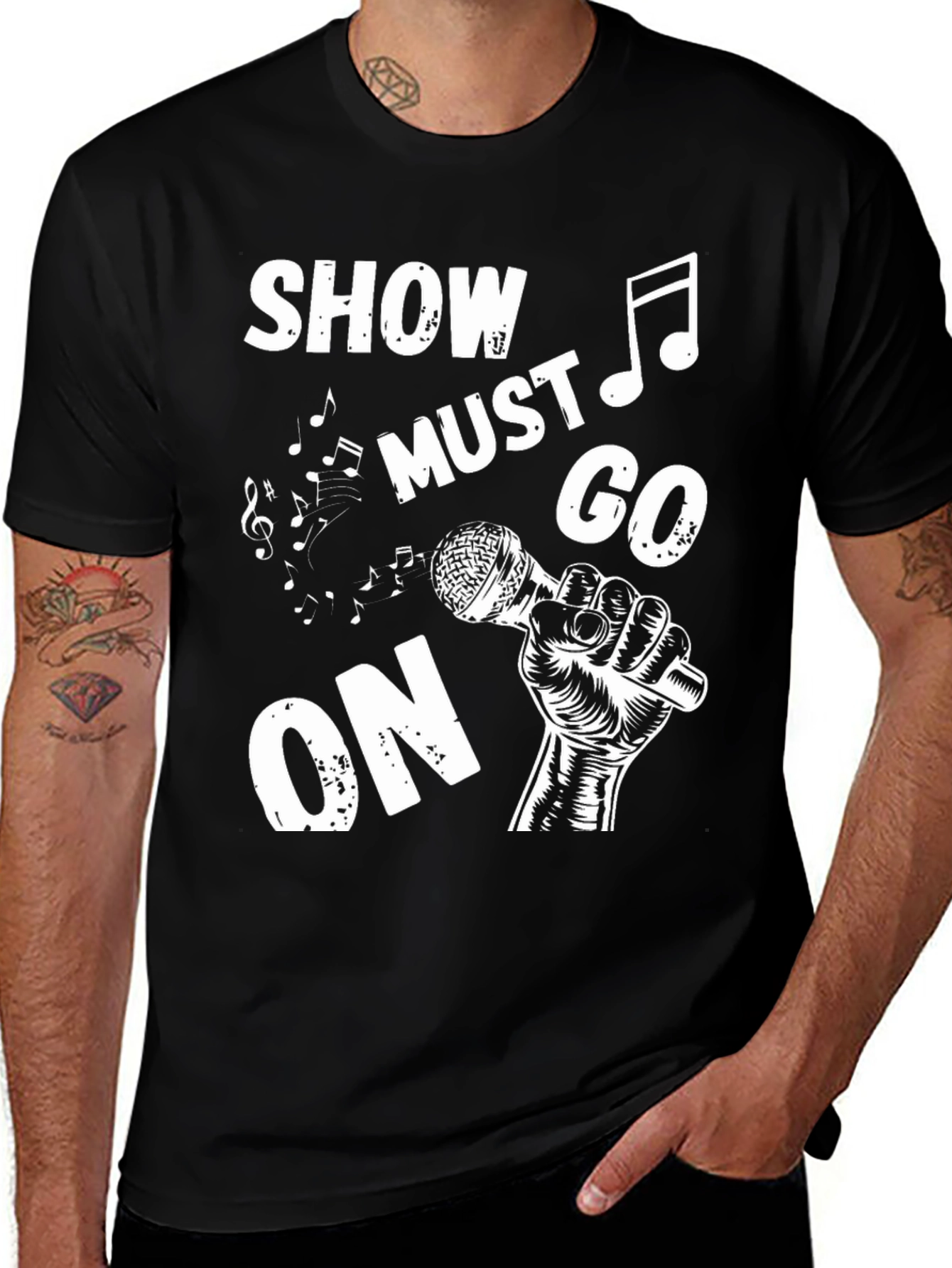 Variant 22 of Show Must Go On Graphic T-Shirt