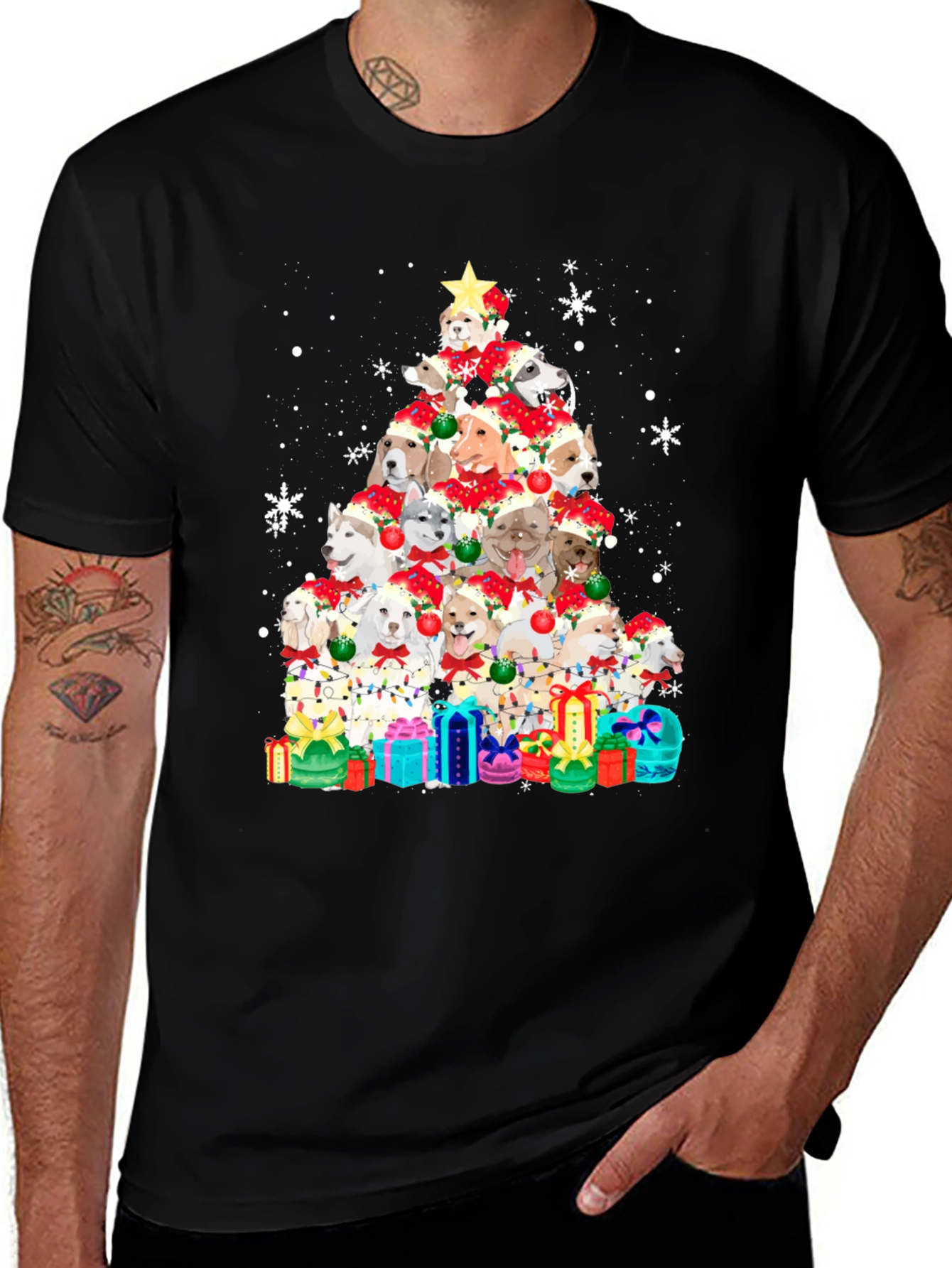 Dog Christmas Tree T-Shirt