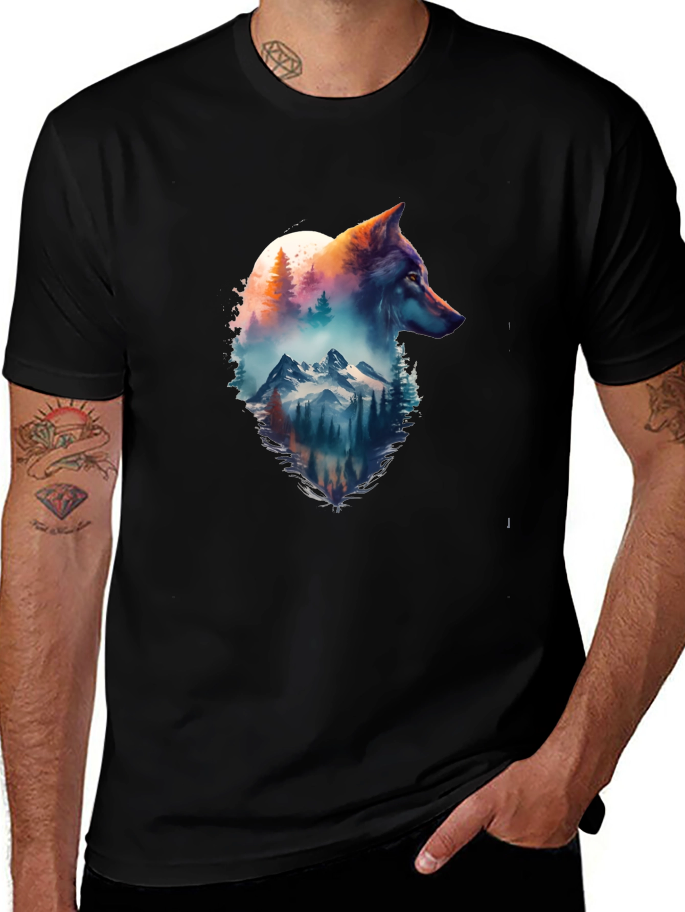 Variant 11 of Wolf Mountain Vista Graphic Tee