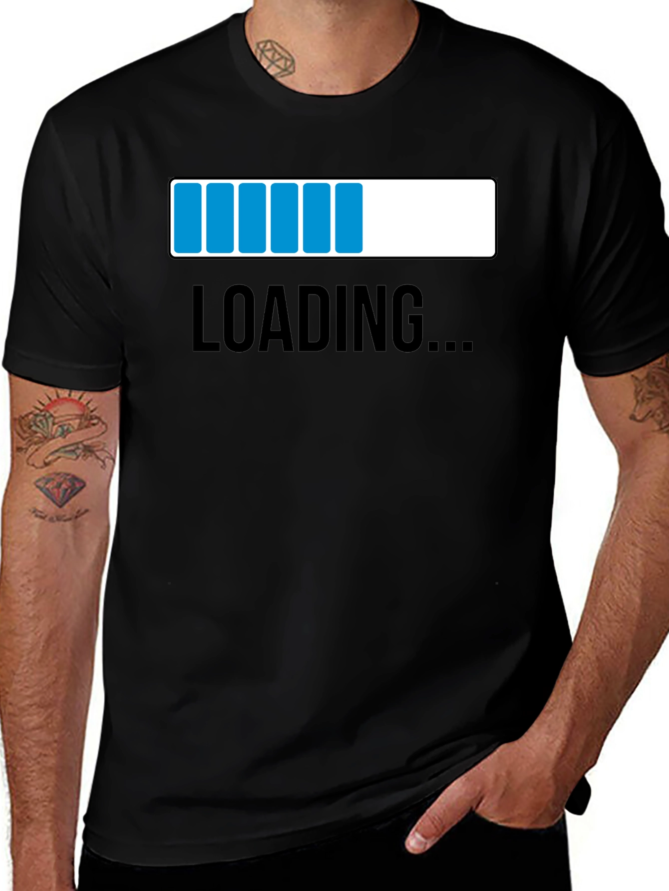 Variant 14 of Loading T-Shirt - Funny Geeky Tee