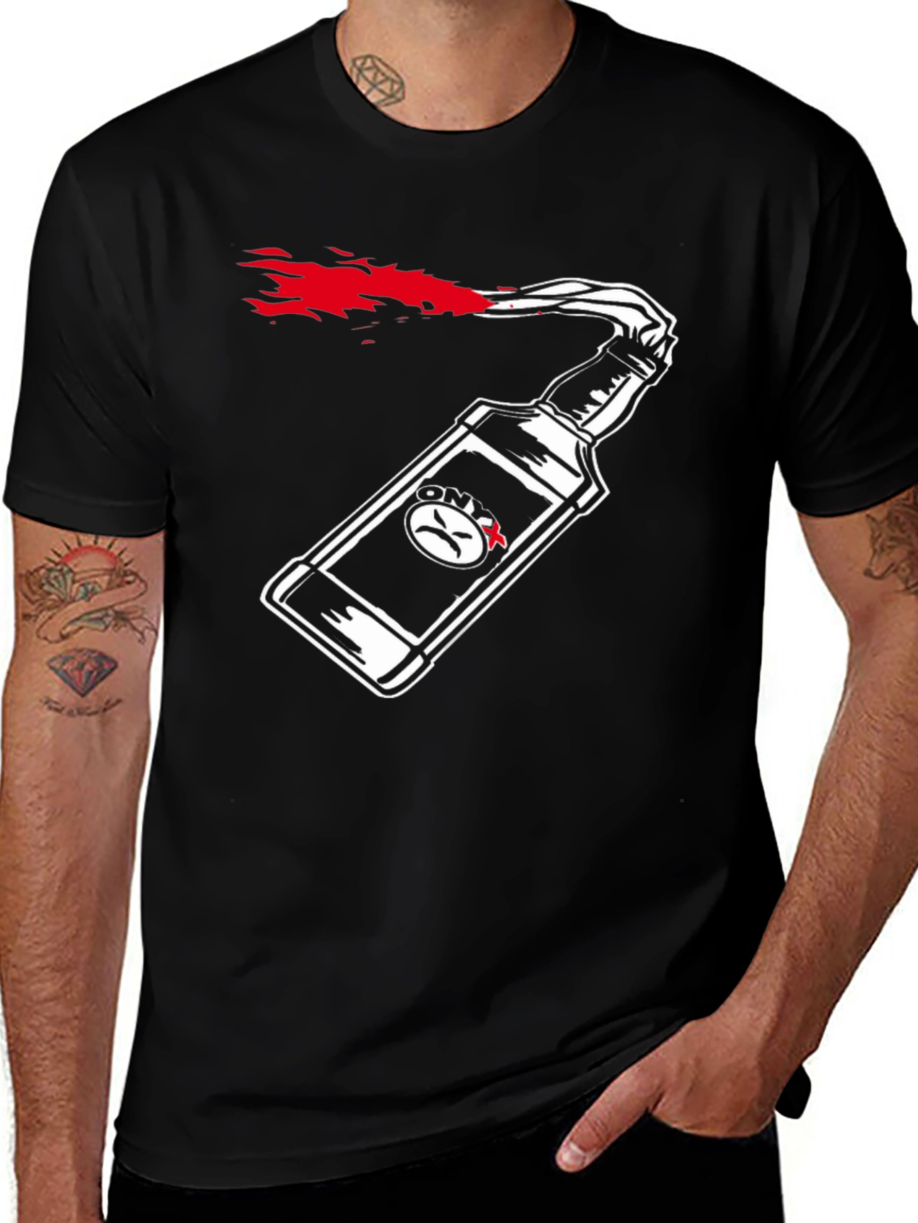 Variant 8 of Onyx Molotov Cocktail T-Shirt