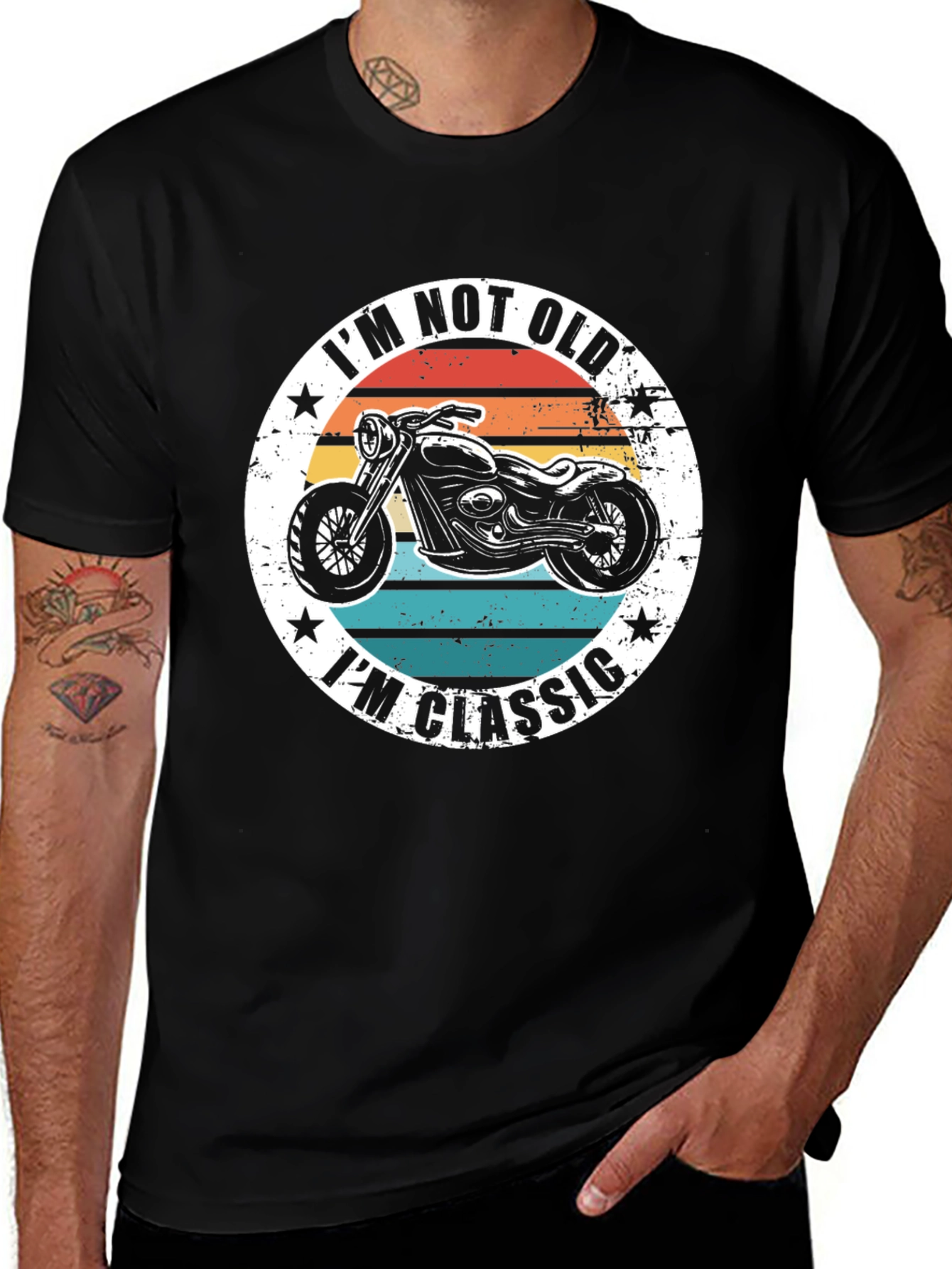 Variant 5 of I'm Not Old I'm Classic Motorcycle T-Shirt