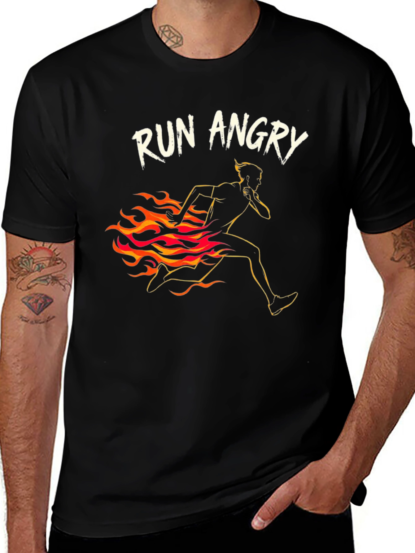 Variant 13 of Run Angry Graphic Tee