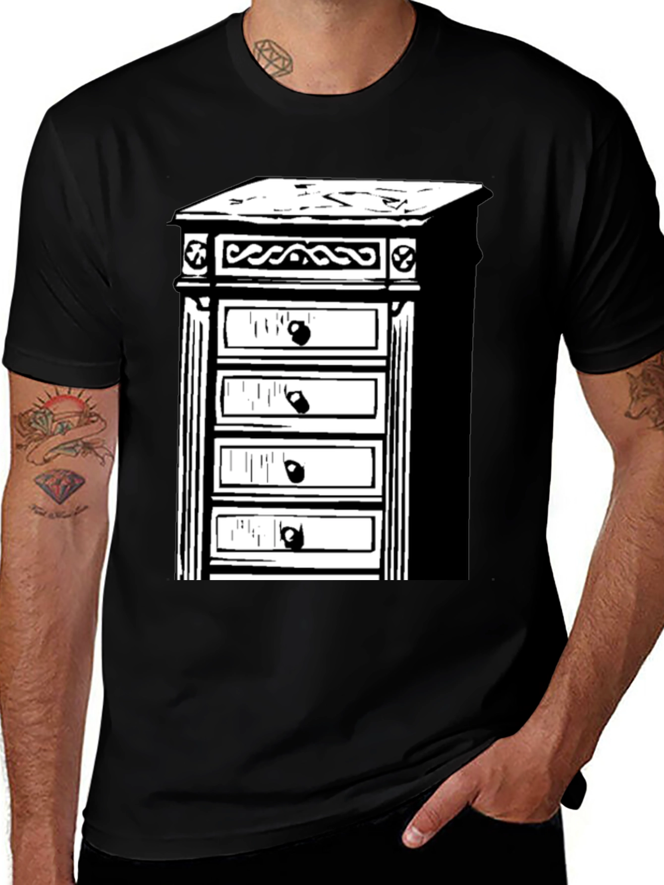 Variant 5 of Retro Dresser T-Shirt - Stylish & Unique