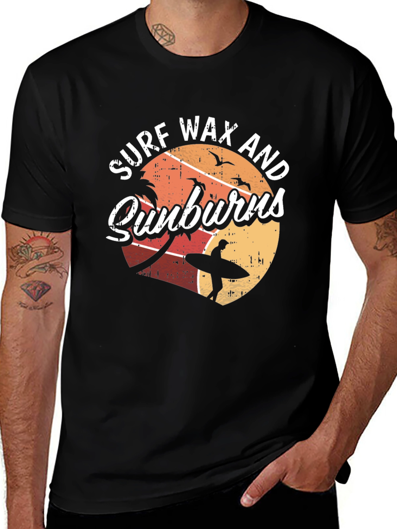 Variant 25 of Surf Wax and Sunburns T-Shirt - Beach Summer