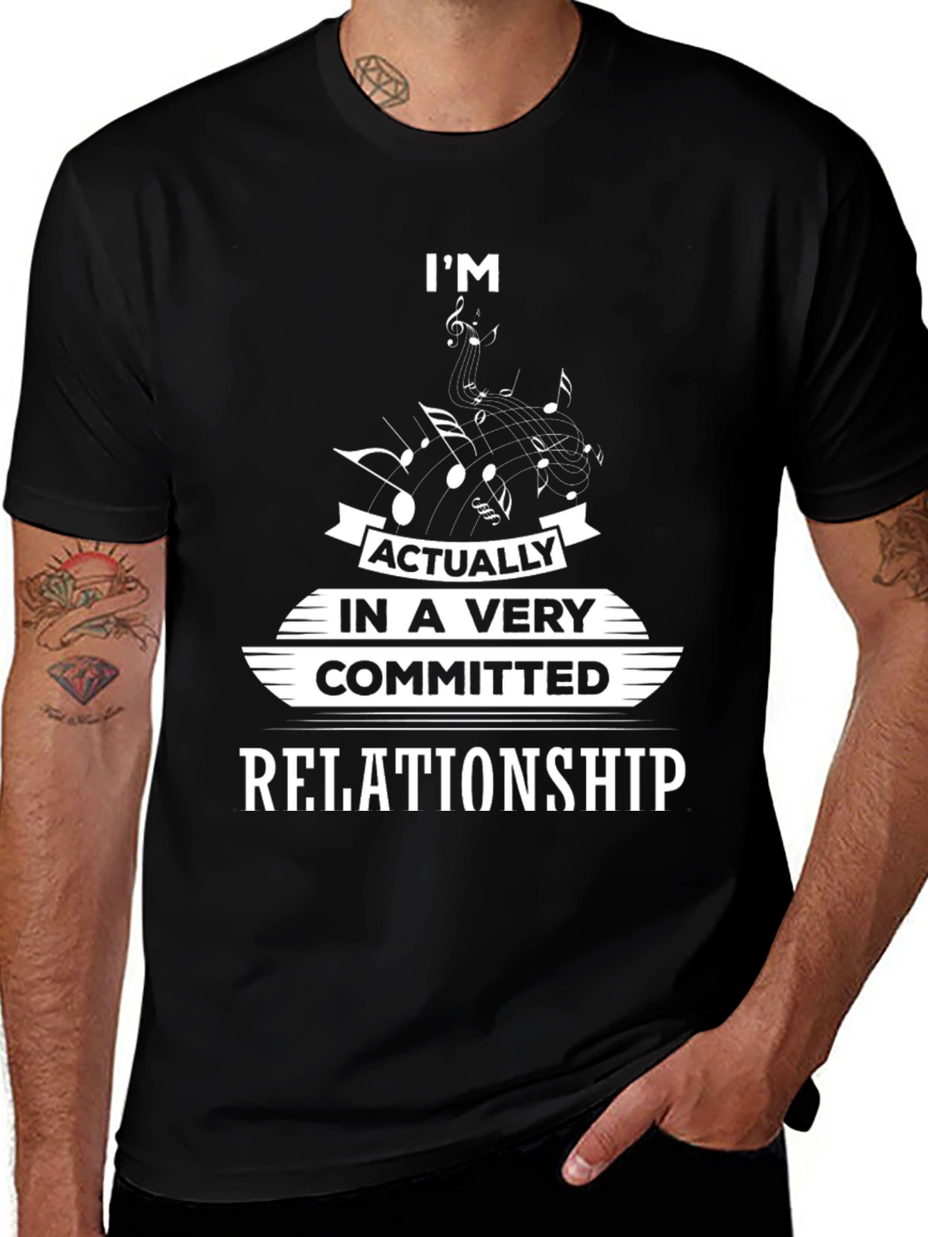 Variant 17 of I'm Actually in a Very Committed Relationship T-Shirt