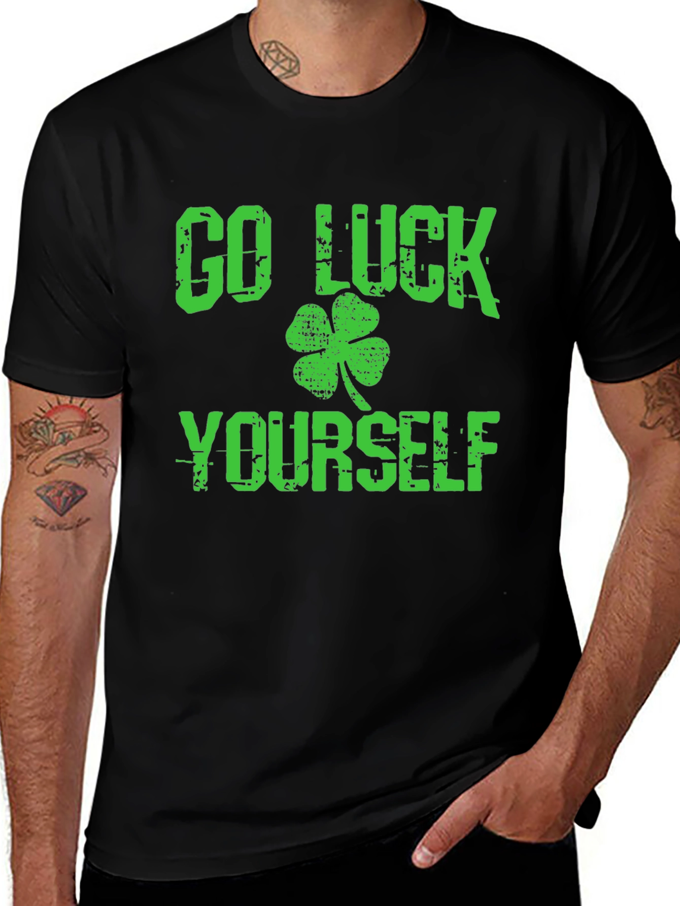 Variant 24 of St Patrick's Day Go Luck Yourself T-Shirt