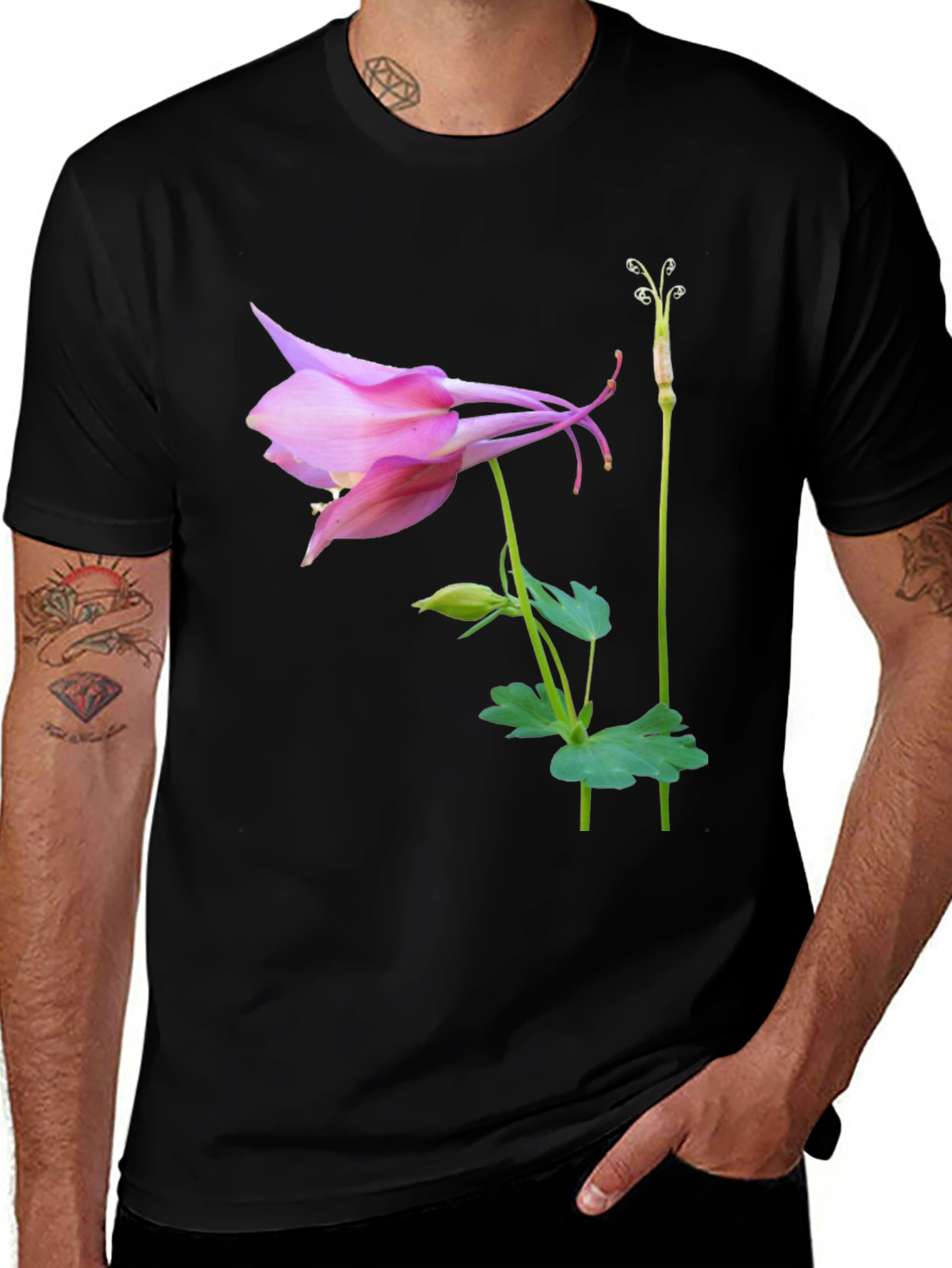 Variant 12 of Floral Graphic T-Shirt - Unique Botanical Design