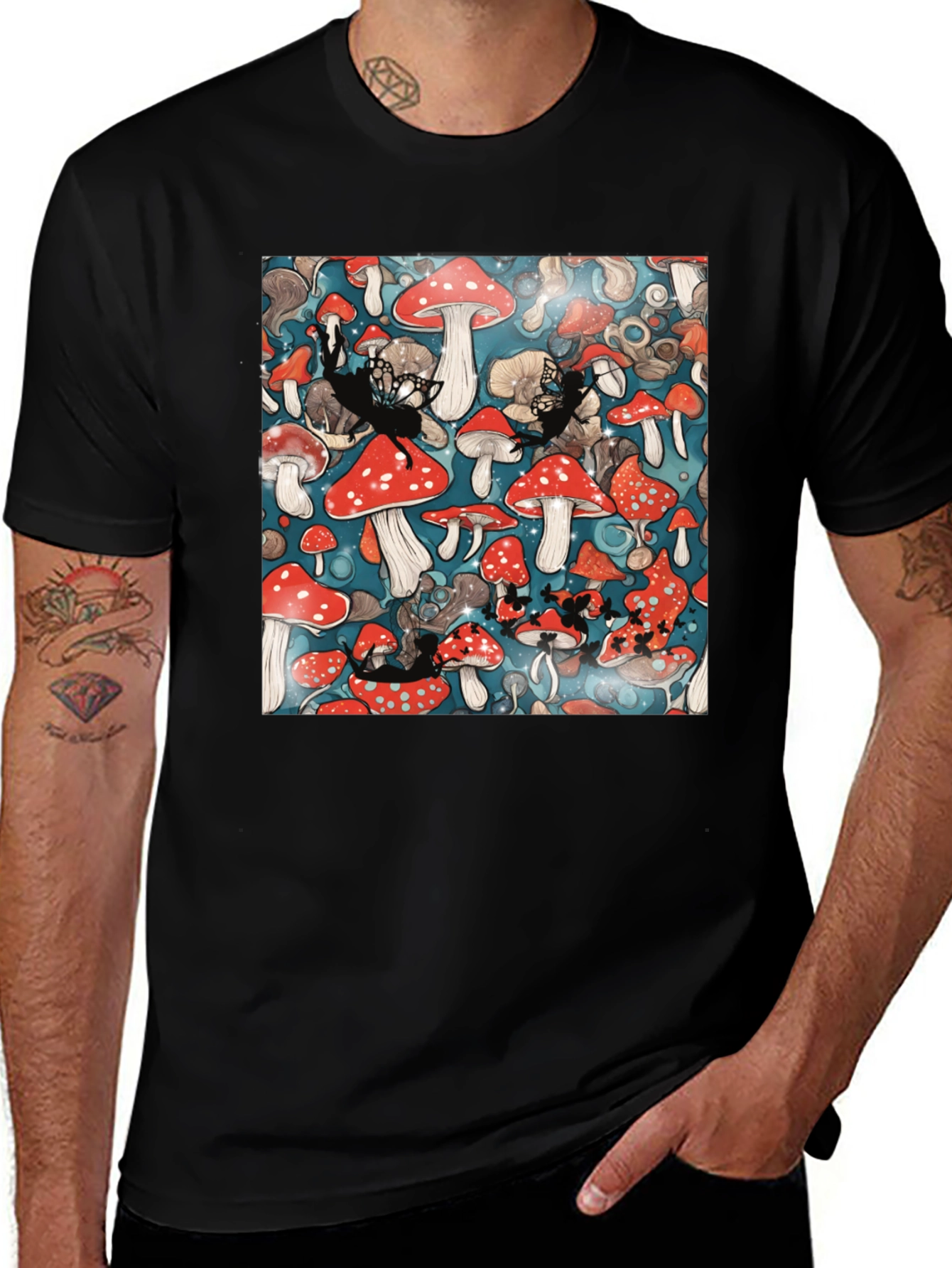 Variant 20 of Mushroom Fairycore Graphic T-Shirt