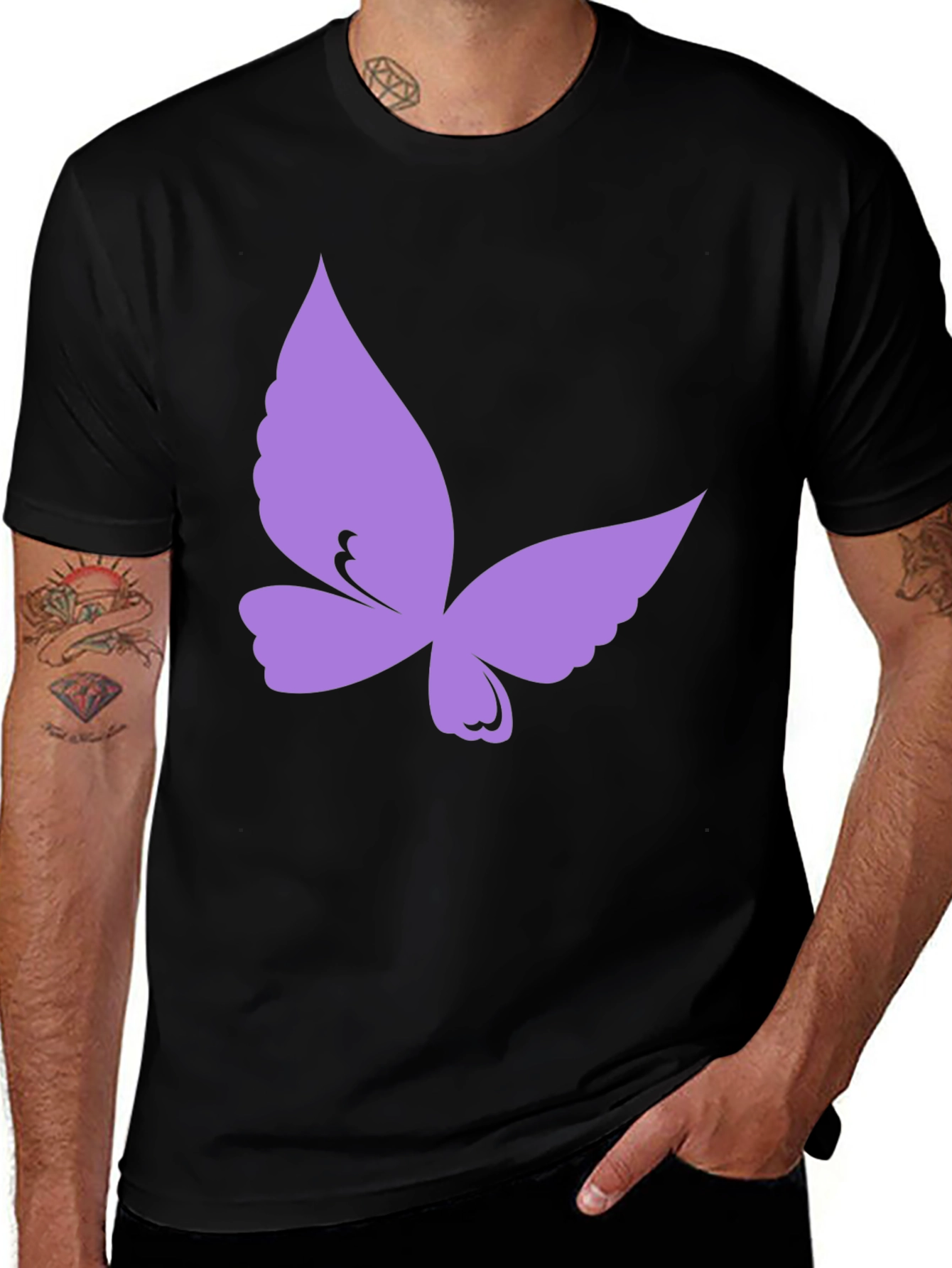 Variant 12 of Black Butterfly Graphic Tee
