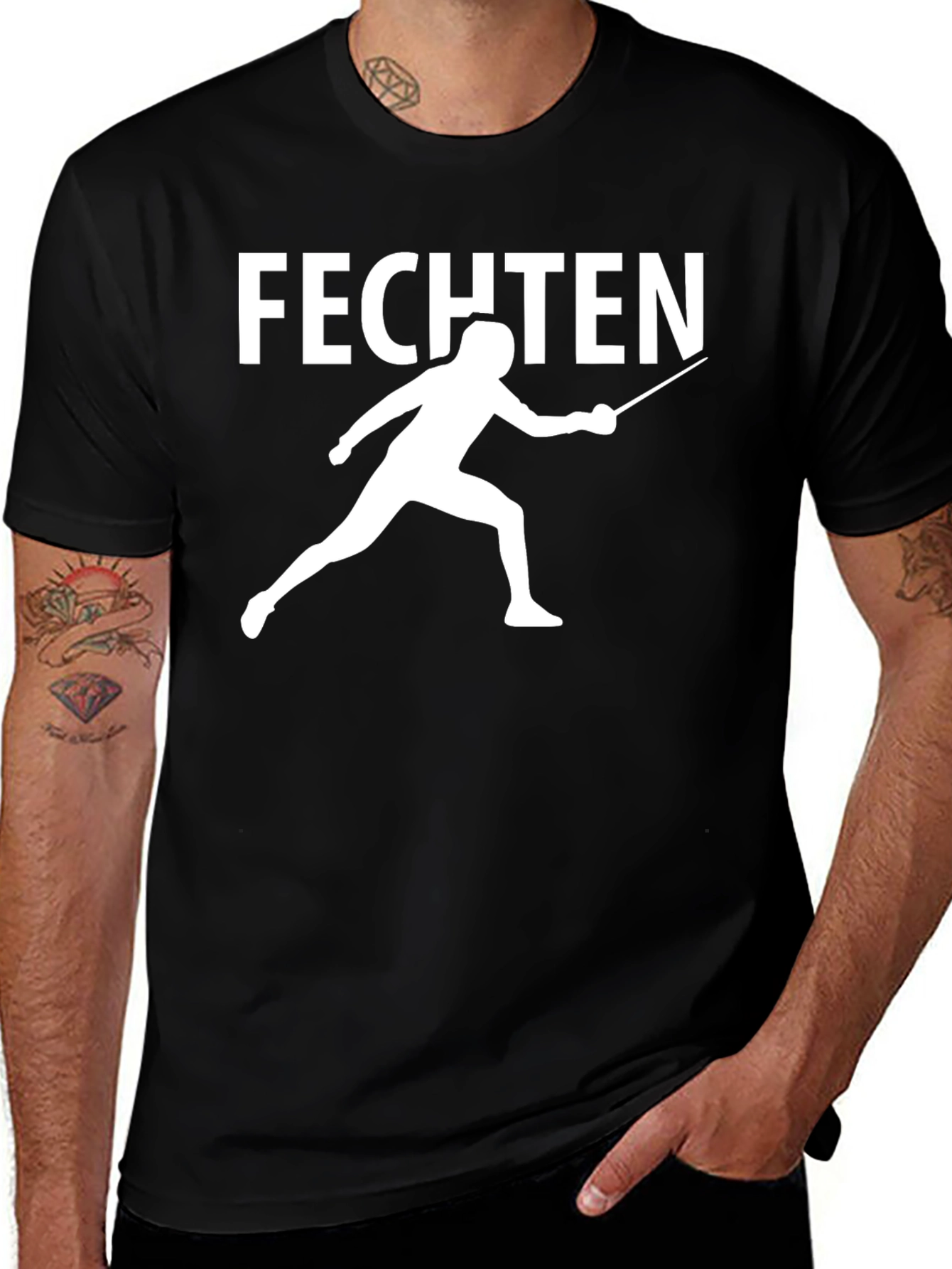 Variant 23 of Fencing Fechten T-Shirt