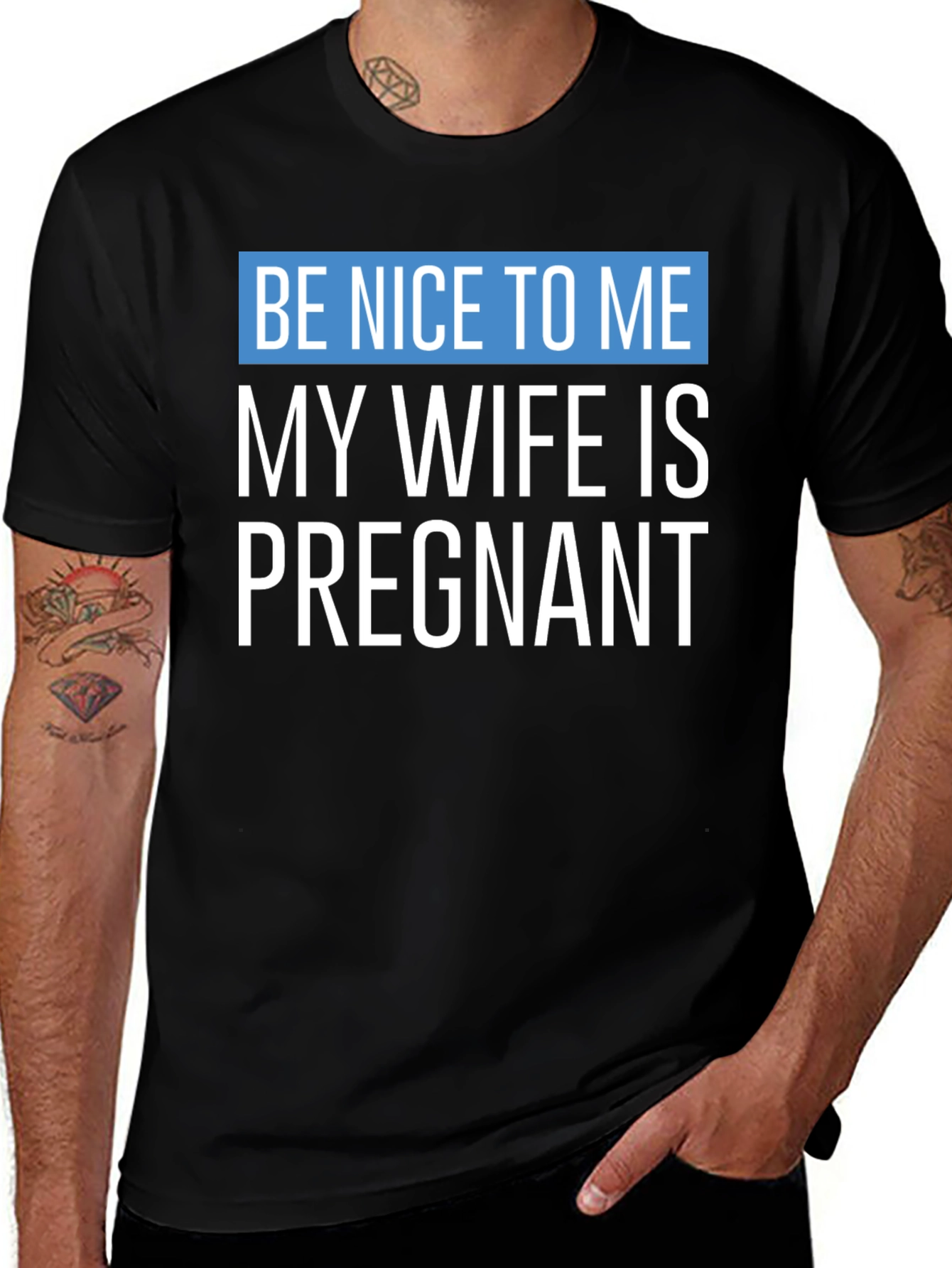 Variant 13 of Funny Pregnancy Announcement T-Shirt