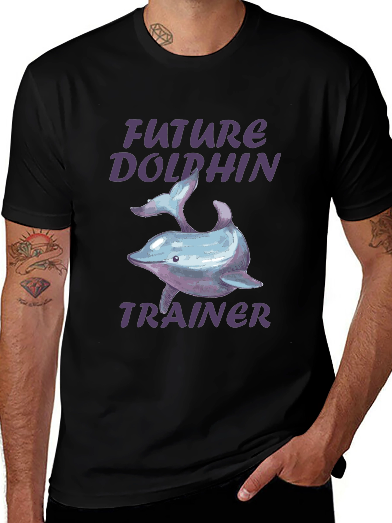 Variant 13 of Future Dolphin Trainer T-Shirt