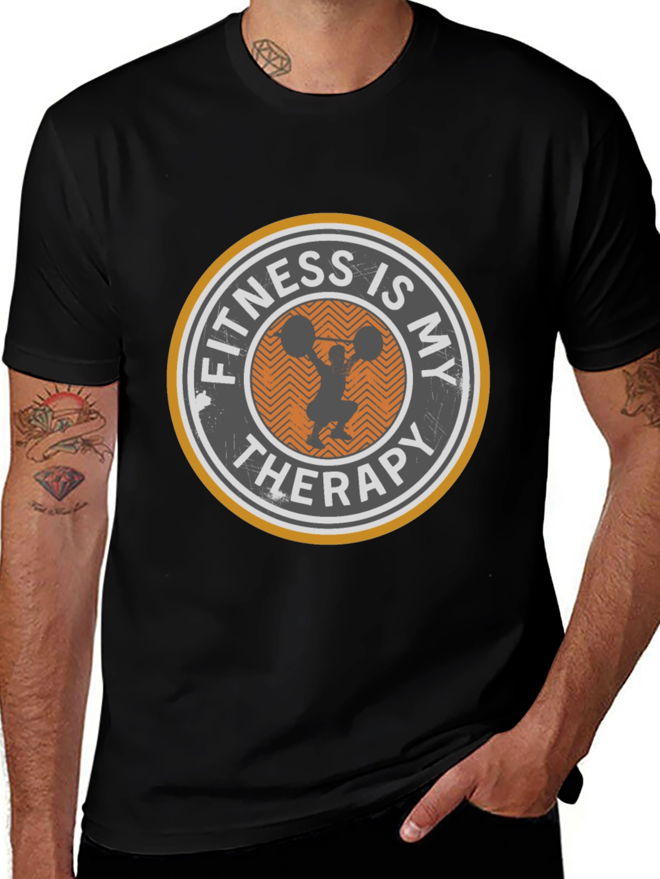 Variant 14 of Fitness Is My Therapy T-Shirt
