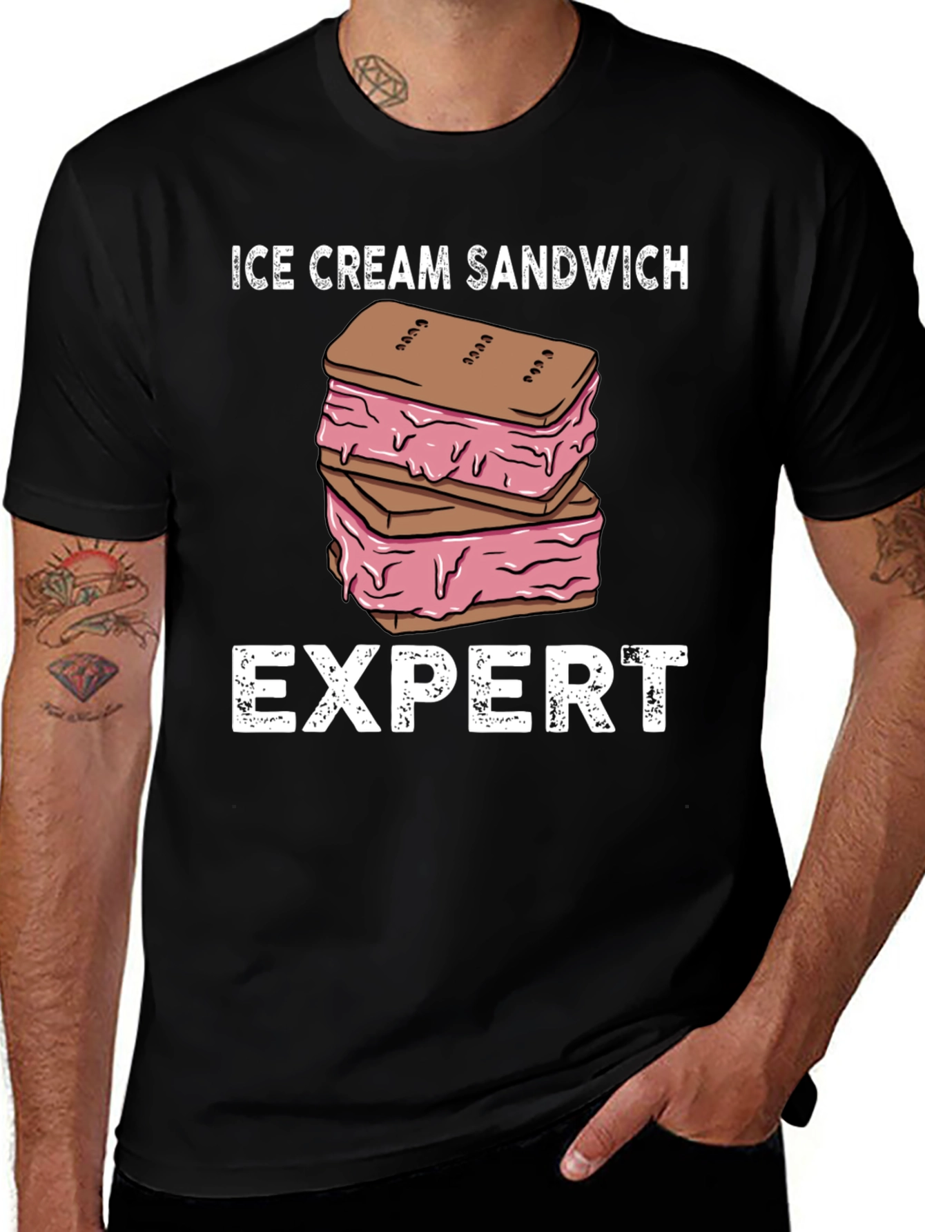 Variant 22 of Ice Cream Sandwich Expert Graphic T-Shirt