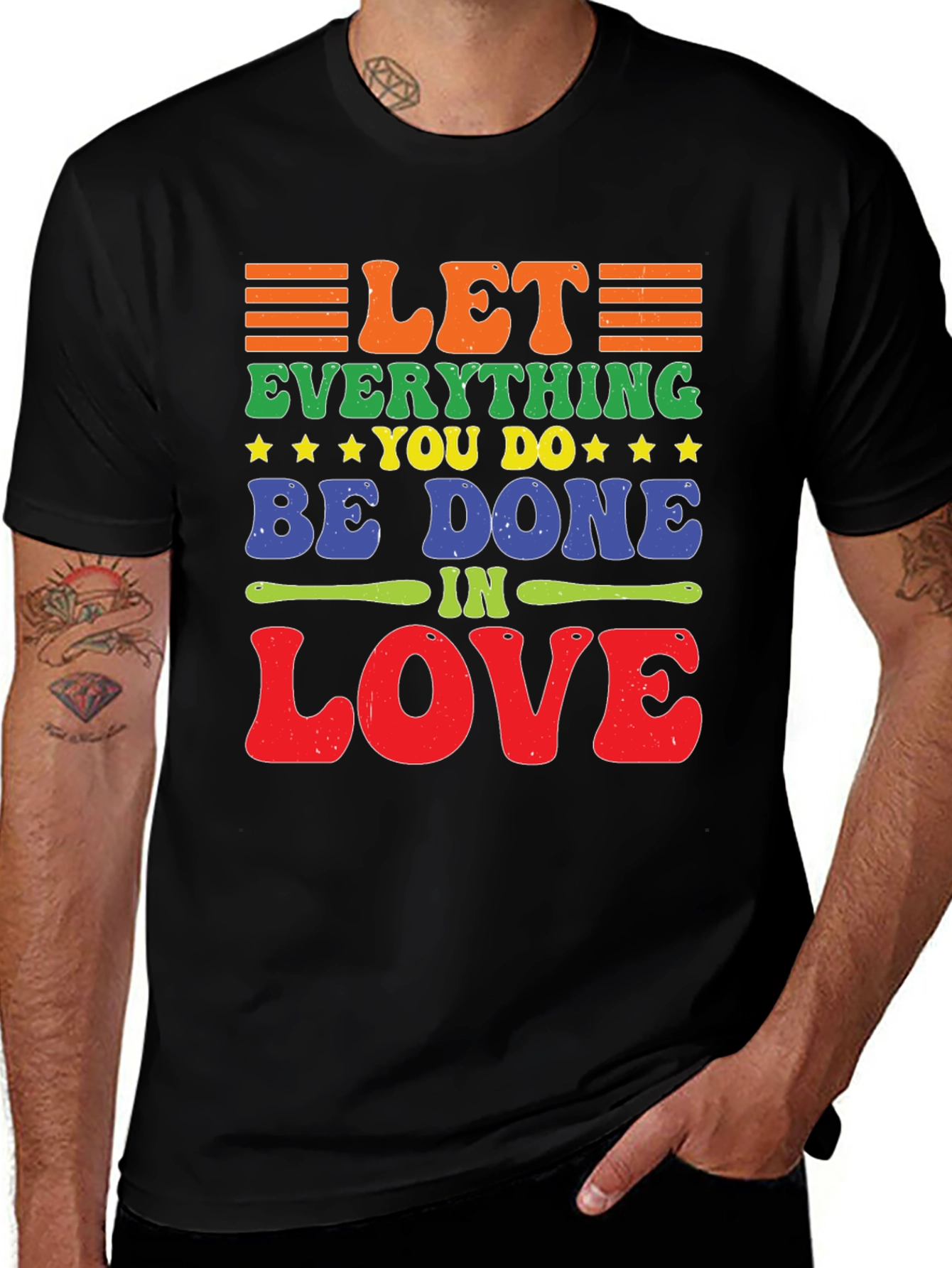 Variant 3 of Let Everything You Do Be Done In Love T-Shirt