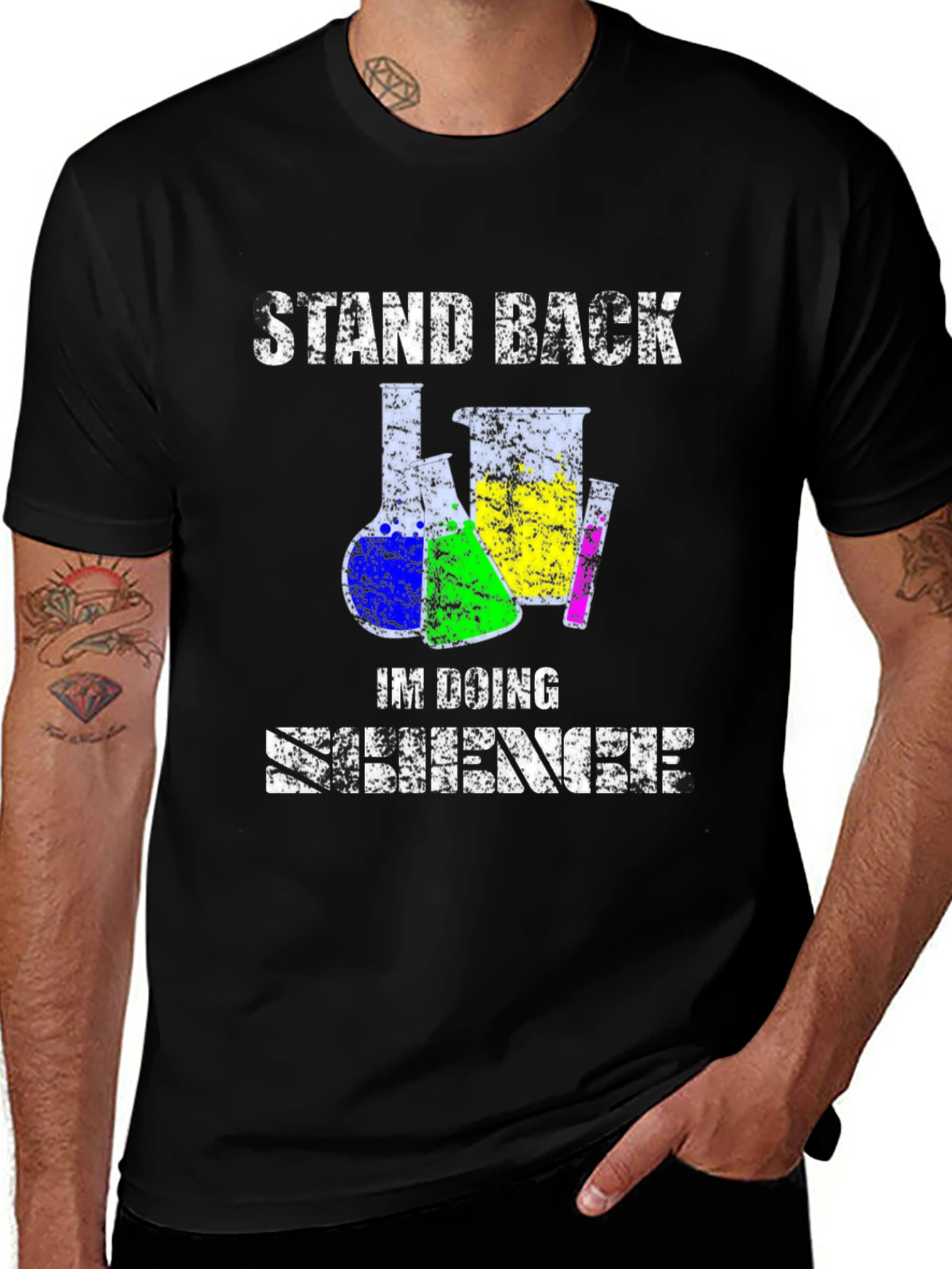 Variant 30 of Stand Back I'm Doing Science T-Shirt