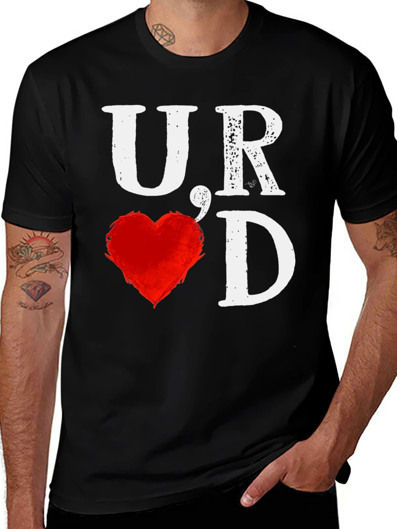 Variant 29 of UR Heart D T-Shirt - Love You