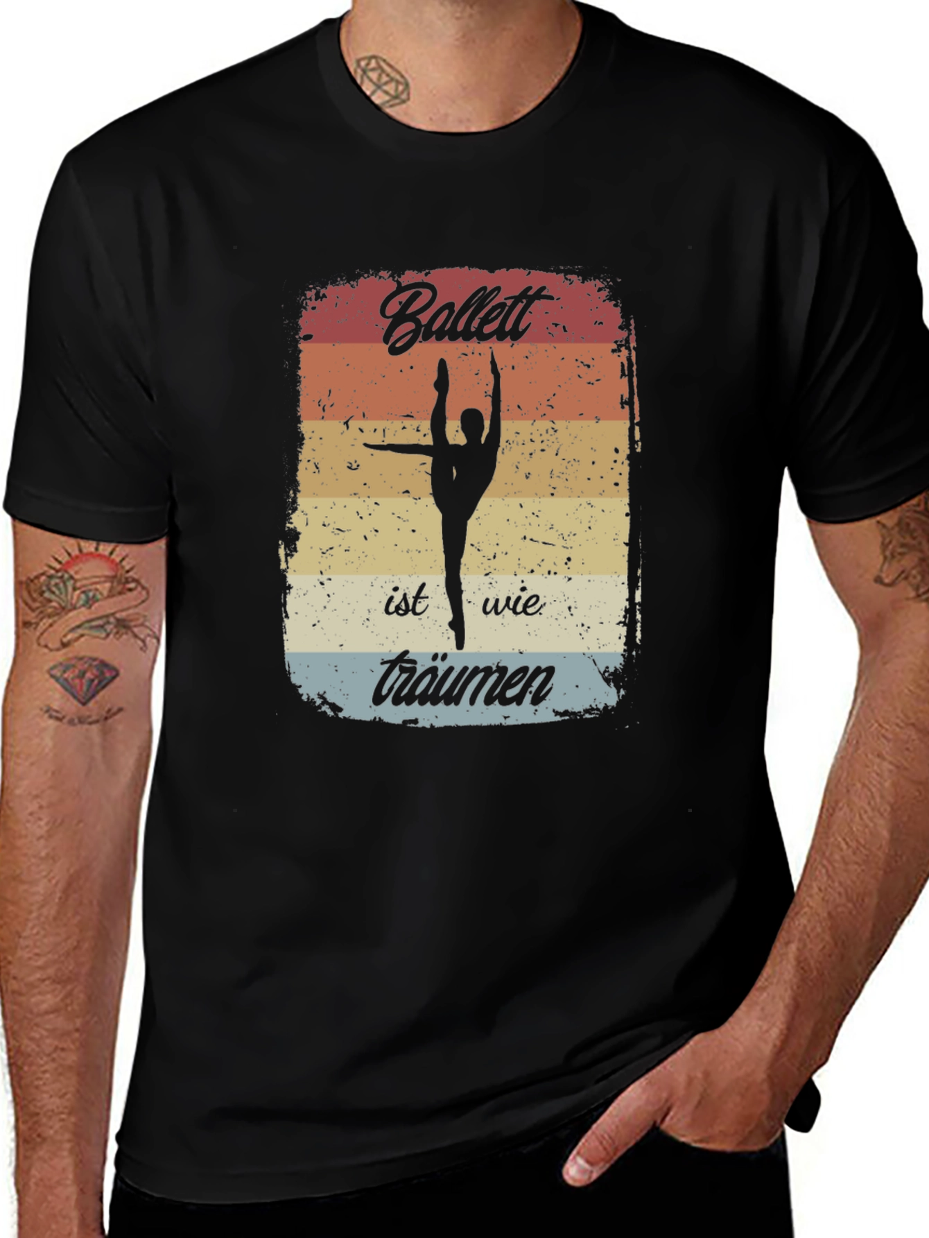 Variant 9 of Ballett Ist Wie Traumen Black T-Shirt