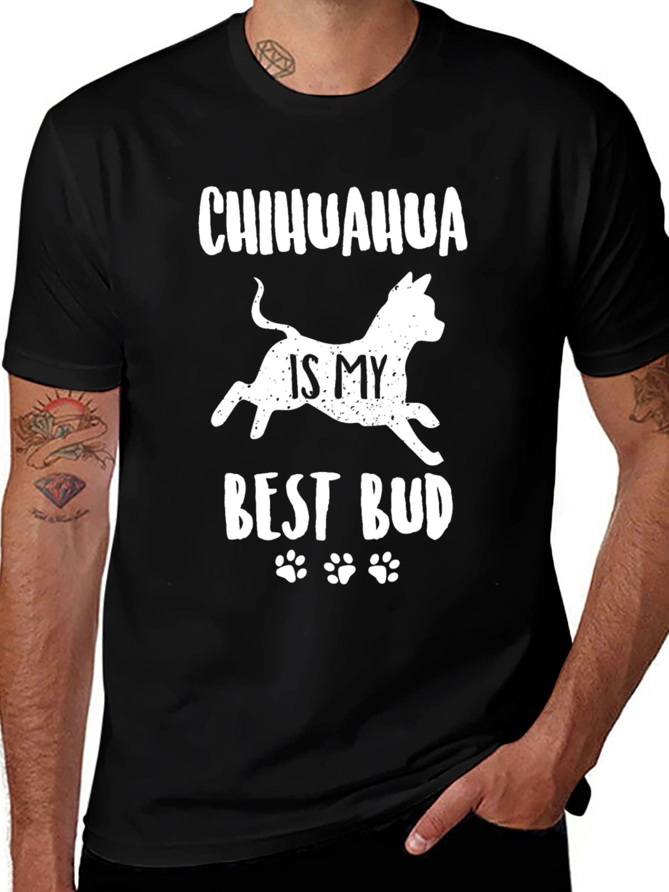 Variant 10 of Chihuahua is My Best Bud Graphic Tee