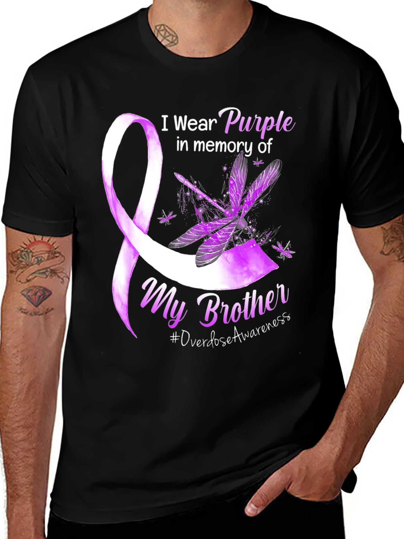 Purple Overdose Awareness T-Shirt