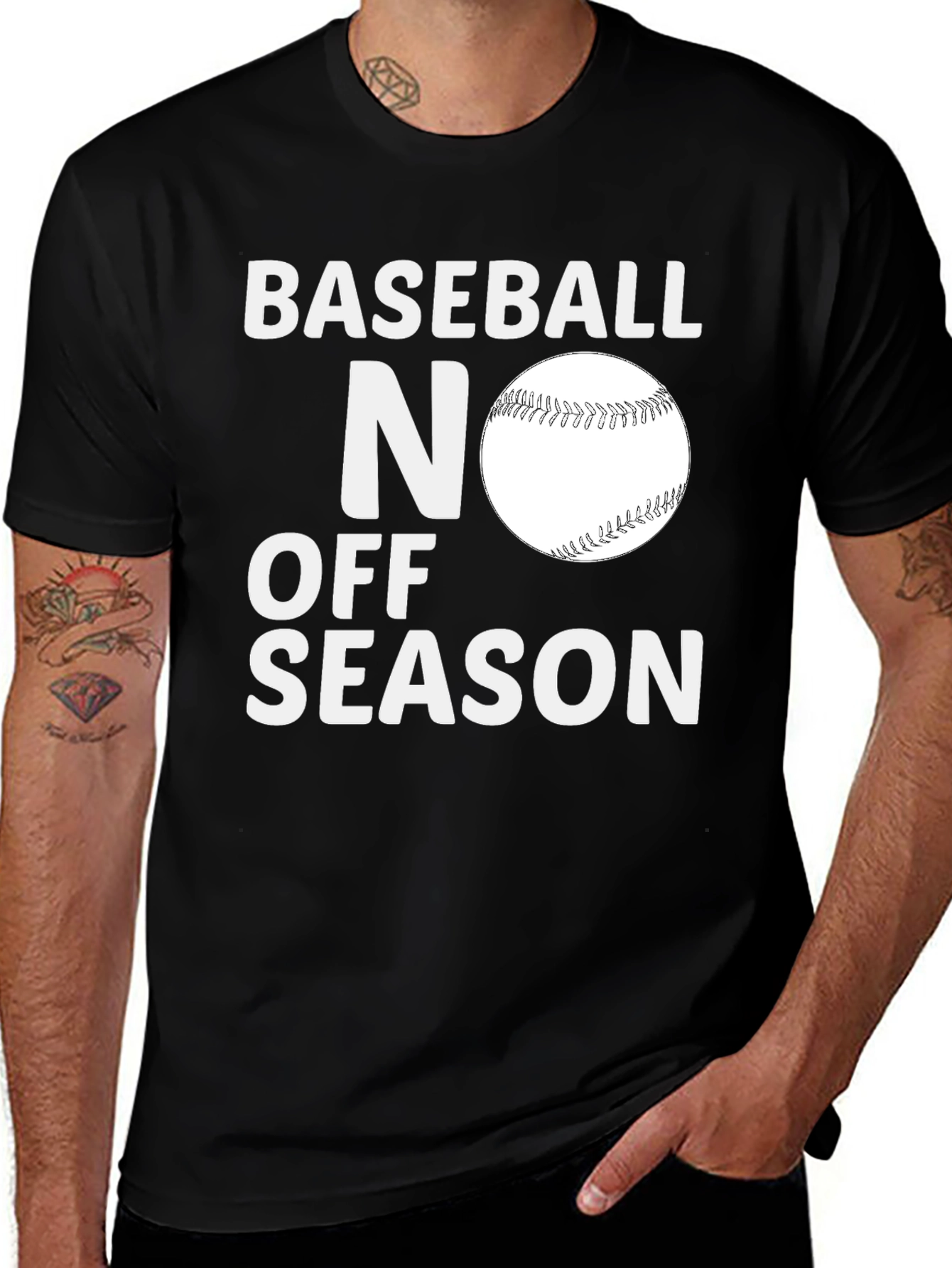Variant 23 of Baseball No Off Season Graphic Tee