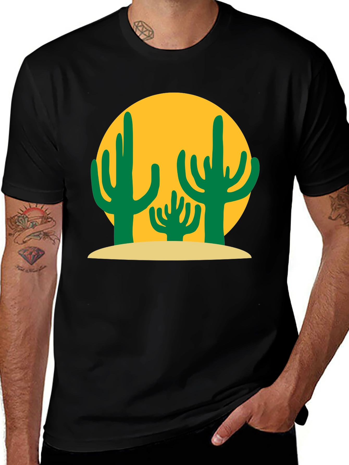 Variant 14 of Cactus Graphic Tee - Desert Vibe