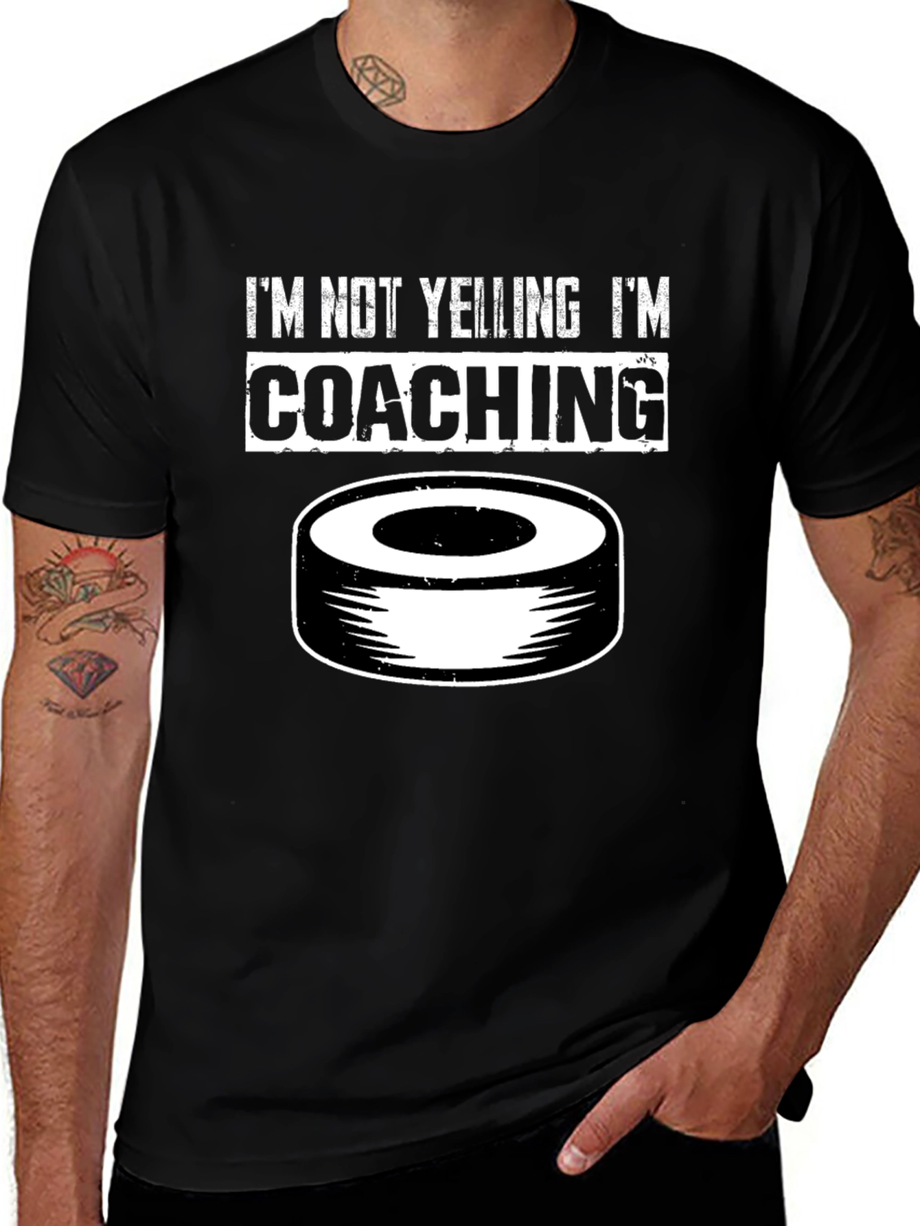 Variant 15 of I'm Not Yelling I'm Coaching T-Shirt