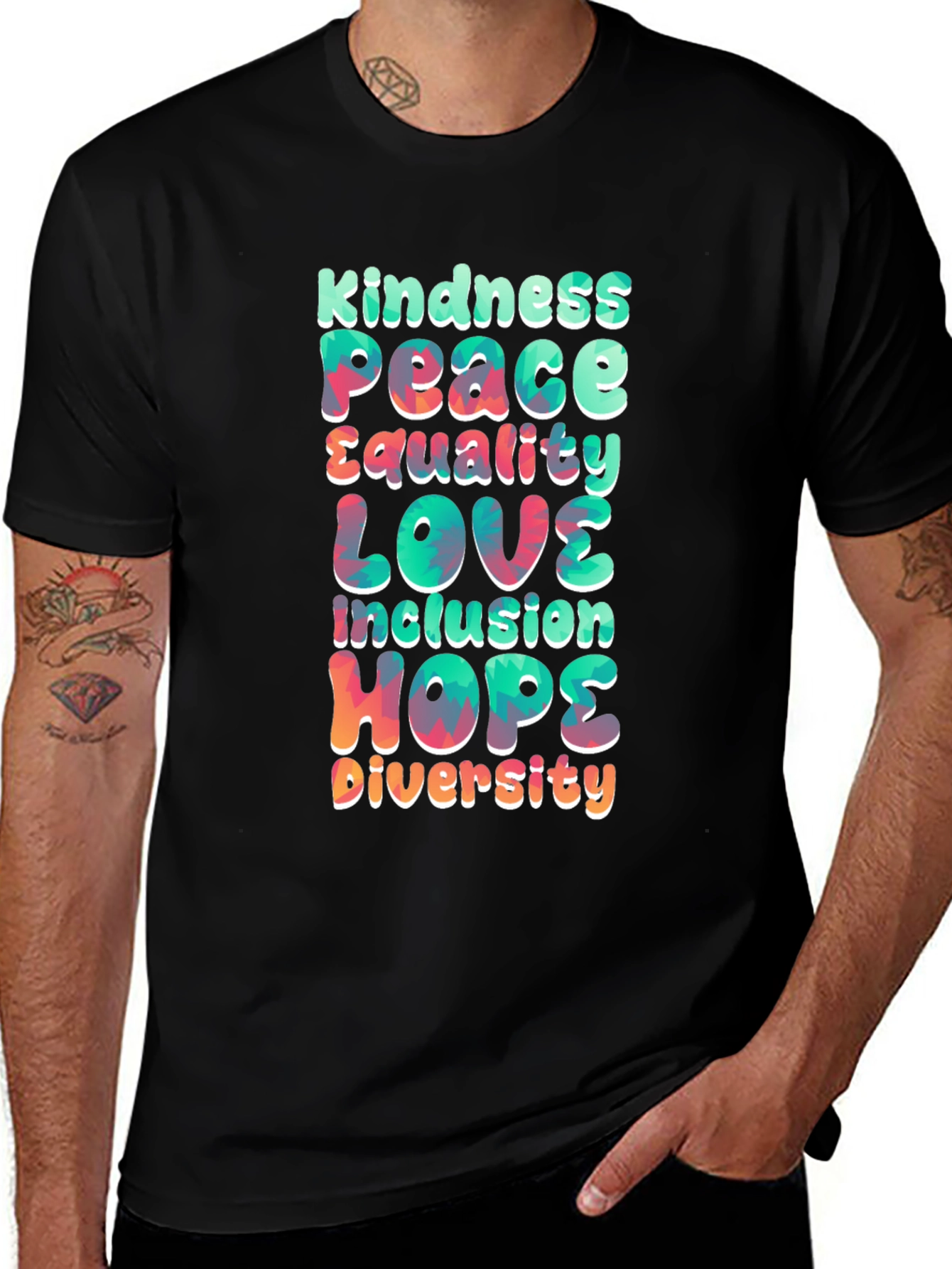 Variant 16 of Kindness Peace Love Equality T-Shirt