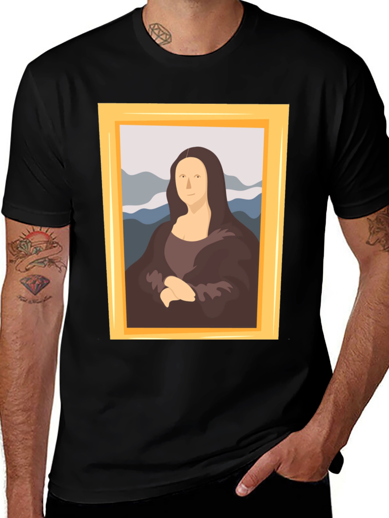 Mona Lisa Graphic Tee - Artistic Fashion Statement