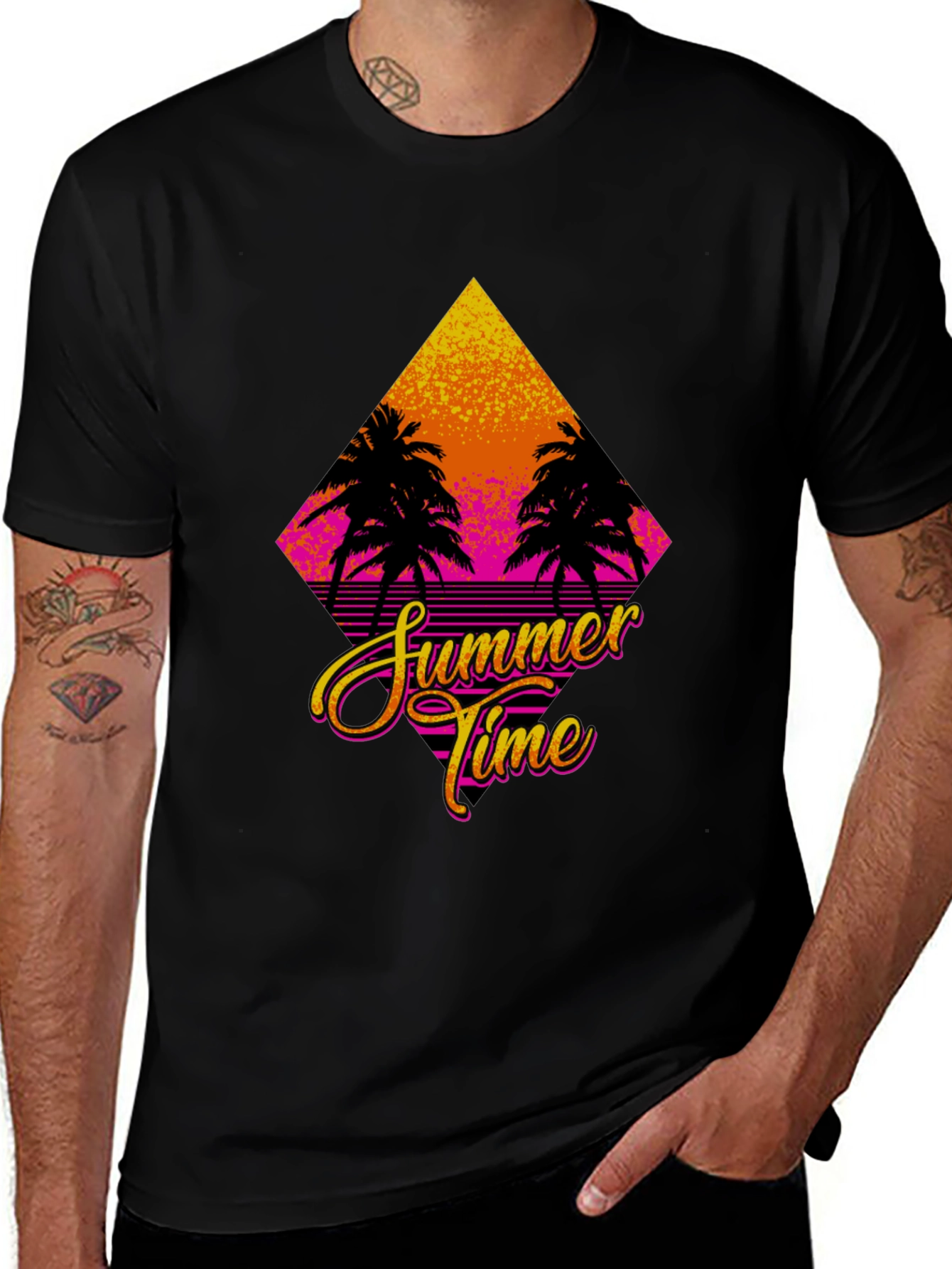 Variant 24 of Retro Summer Time Graphic Tee