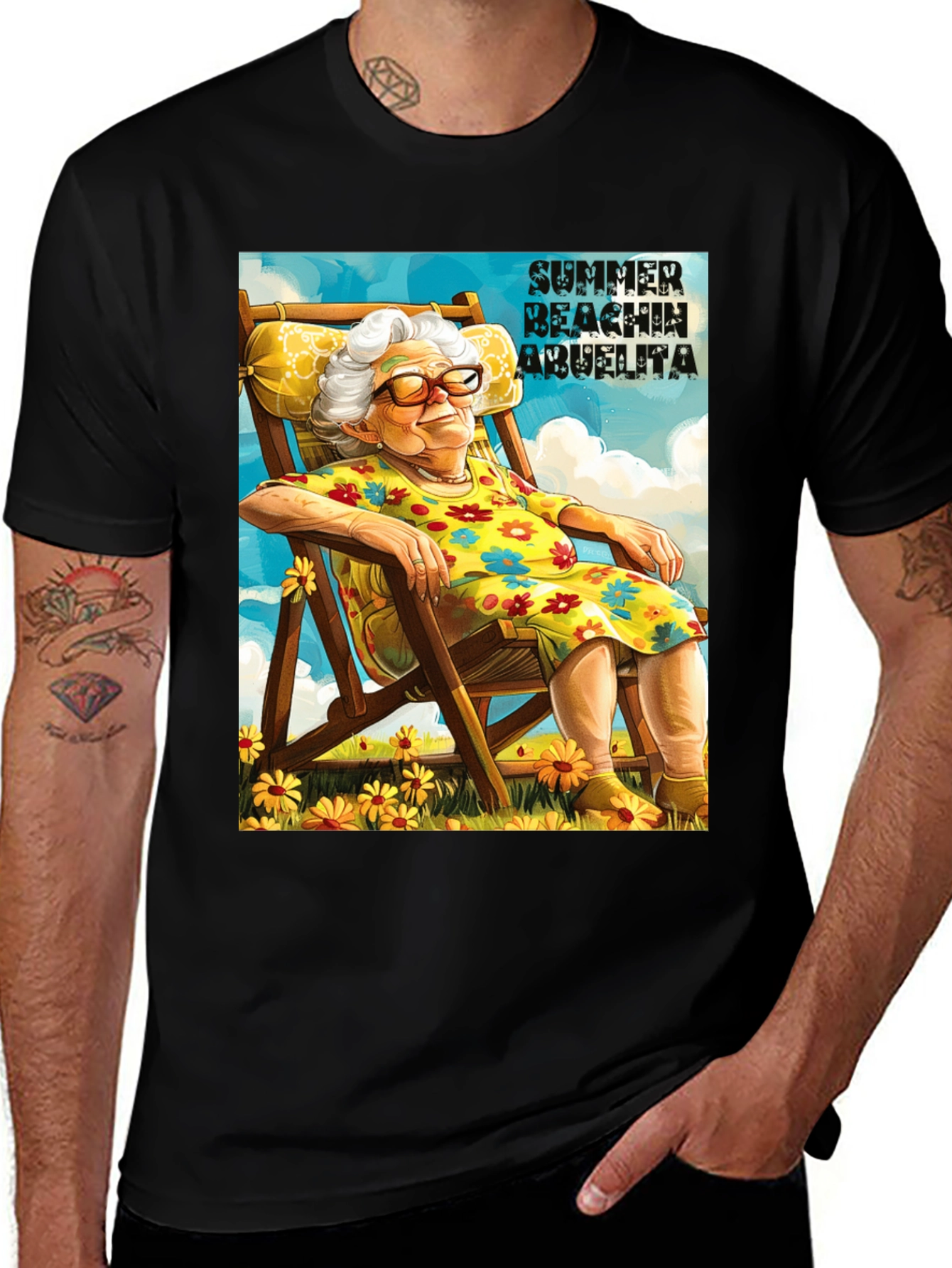 Variant 26 of Summer Beachin' Abuelita T-Shirt