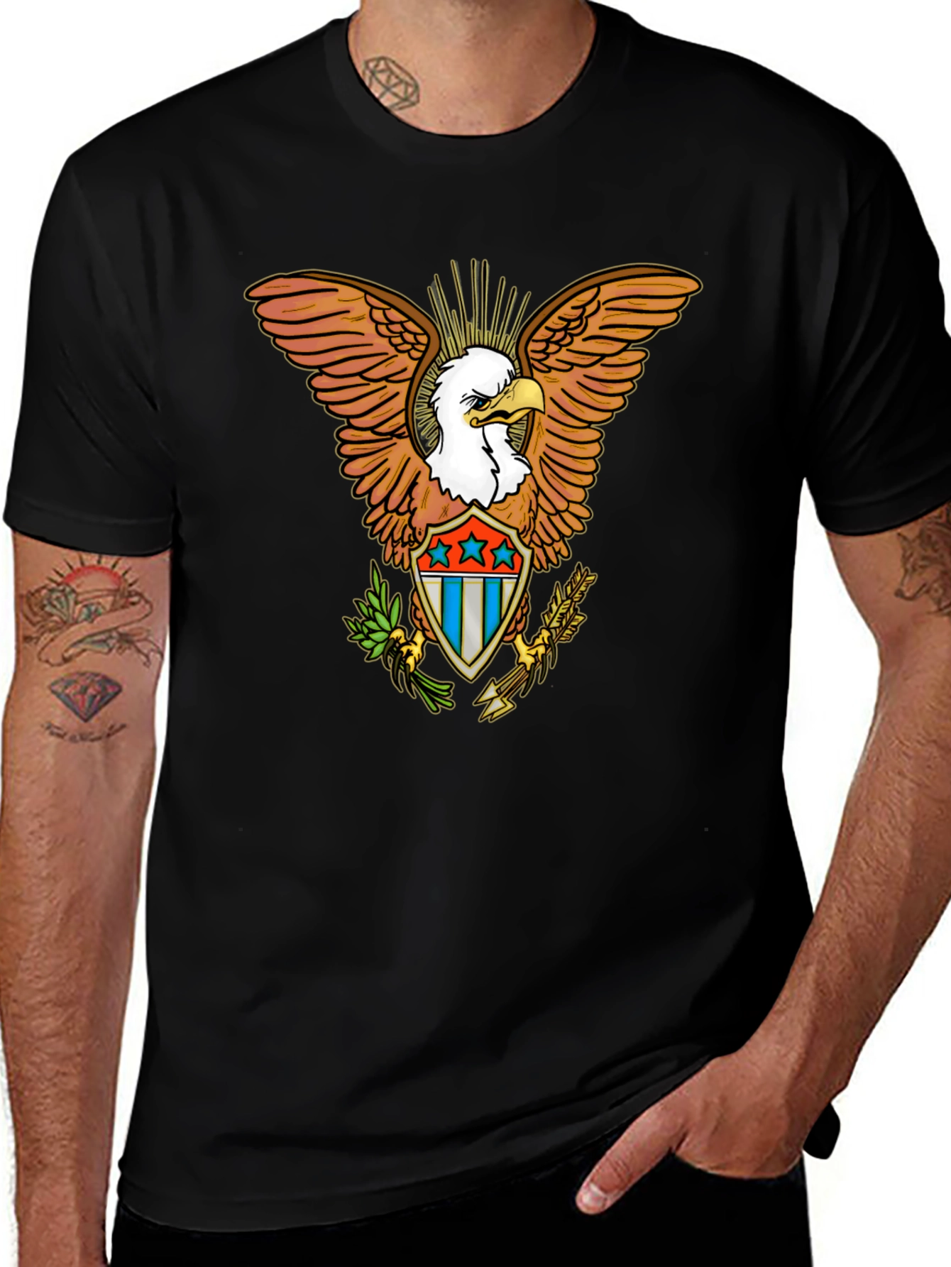 Variant 2 of American Eagle Graphic Tee - Patriotic Style