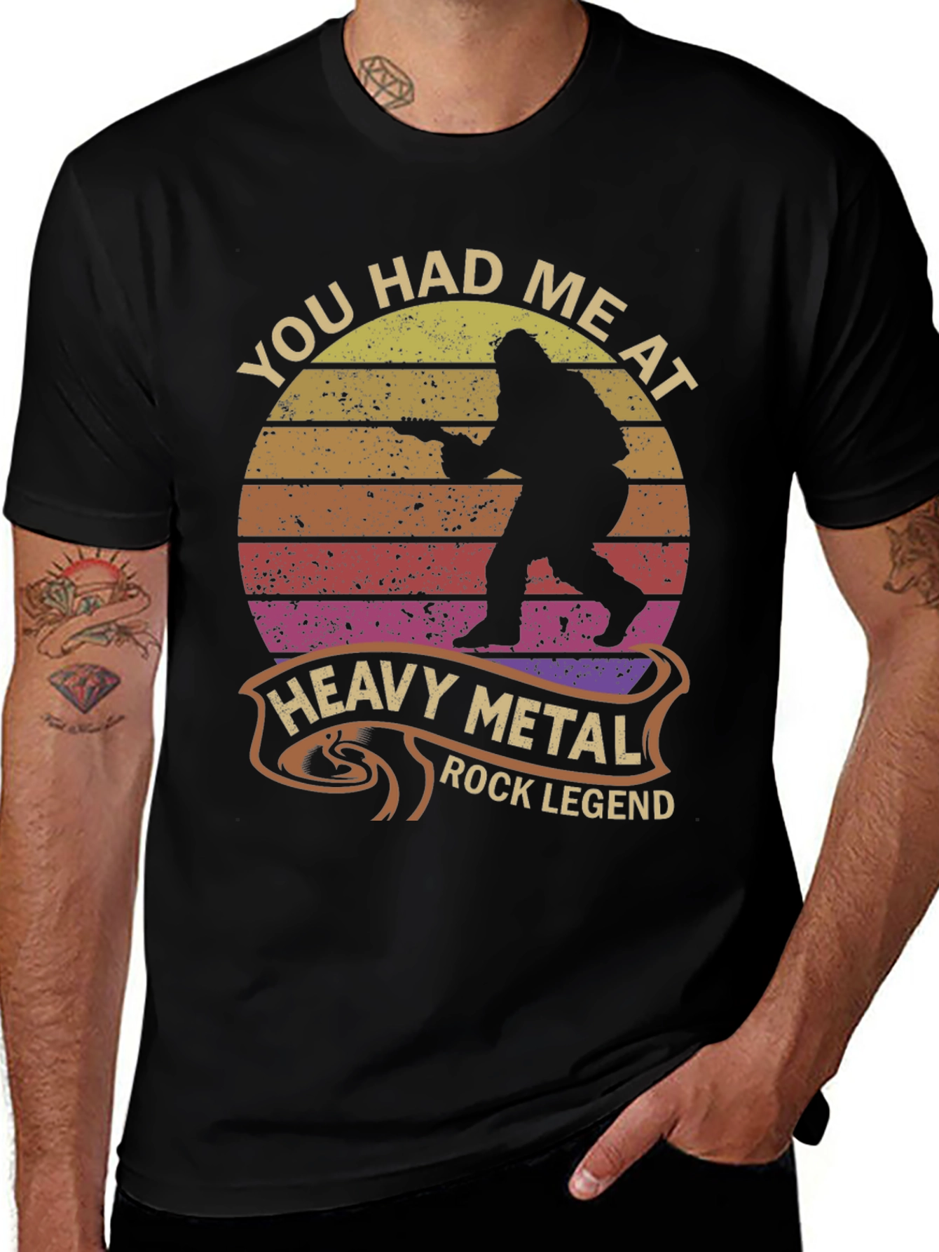 Variant 14 of Heavy Metal Rock Legend T-Shirt