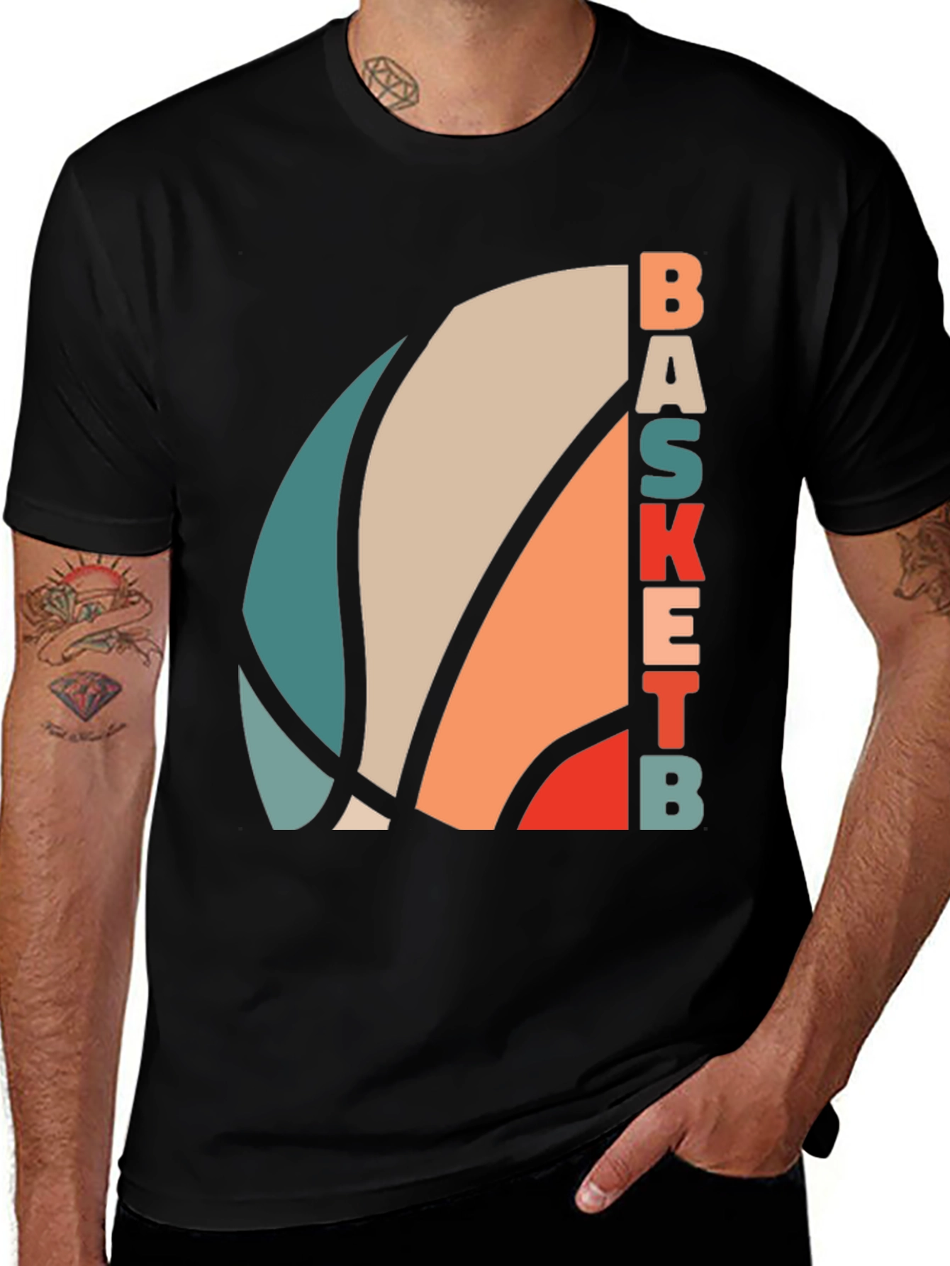 Variant 2 of Retro Basketball Graphic Tee - Stylish & Trendy