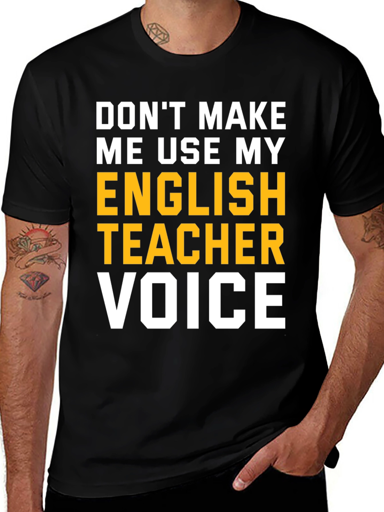 Variant 24 of English Teacher Voice T-Shirt