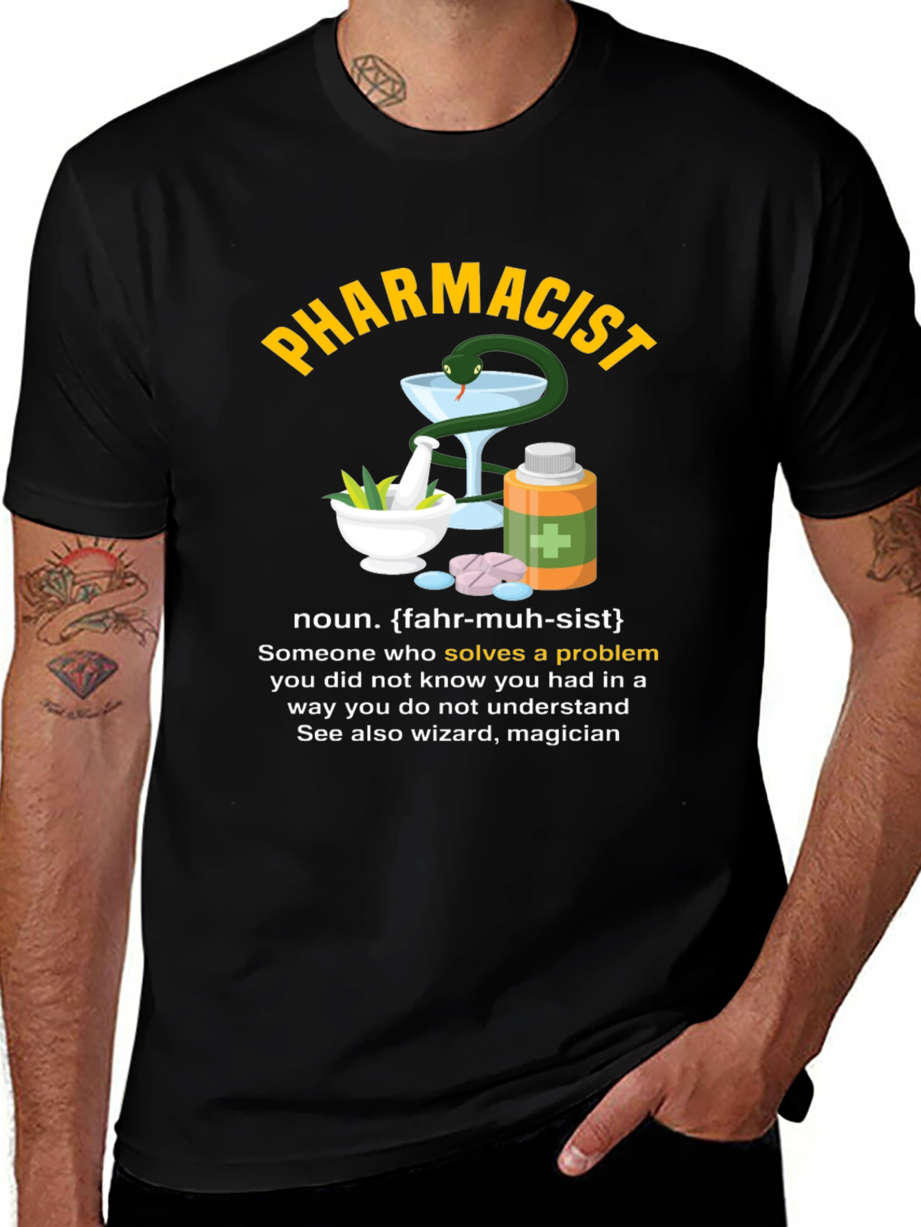 Pharmacist Definition T-Shirt Funny Gift
