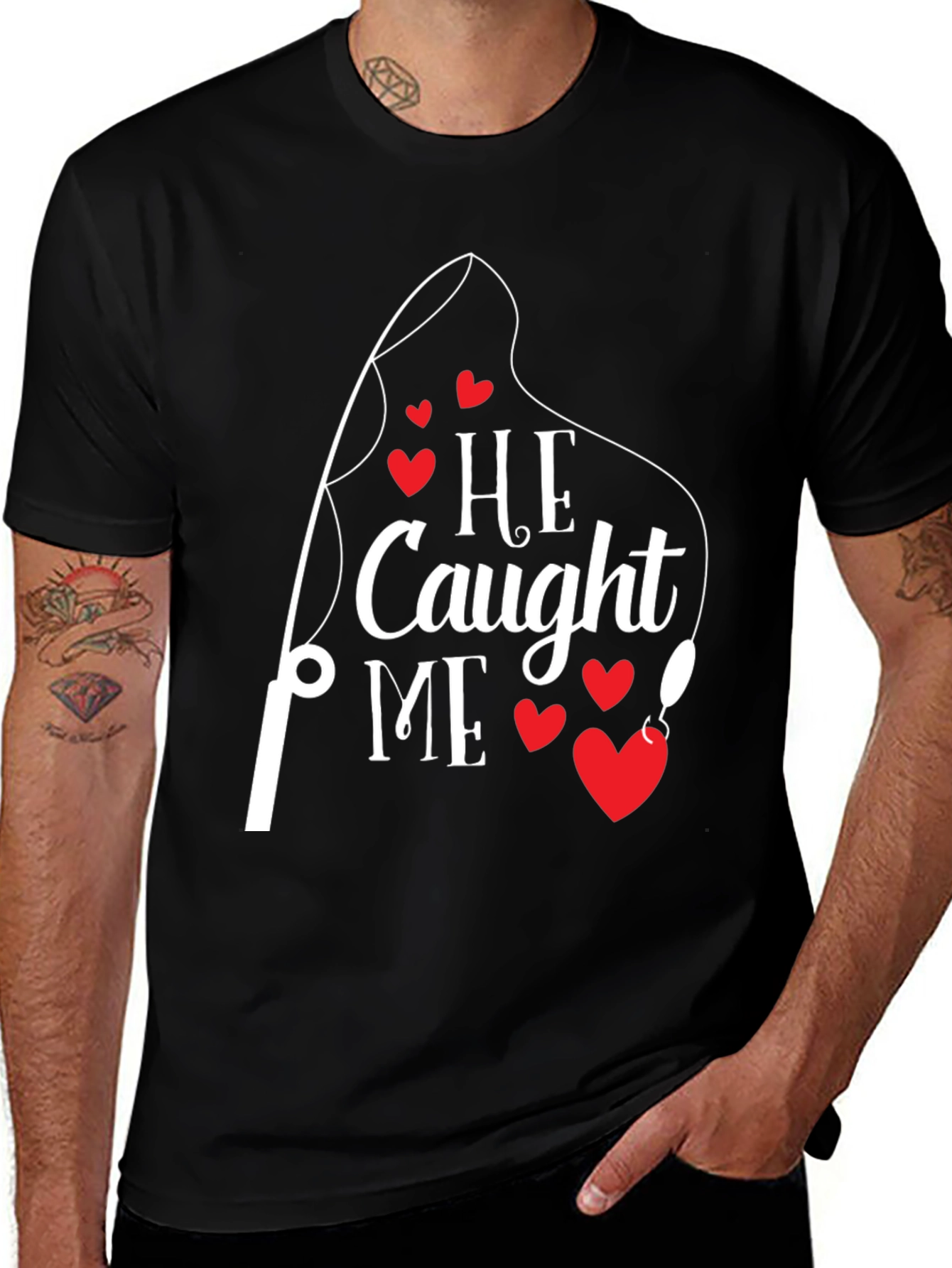 He Caught Me Fishing T-Shirt
