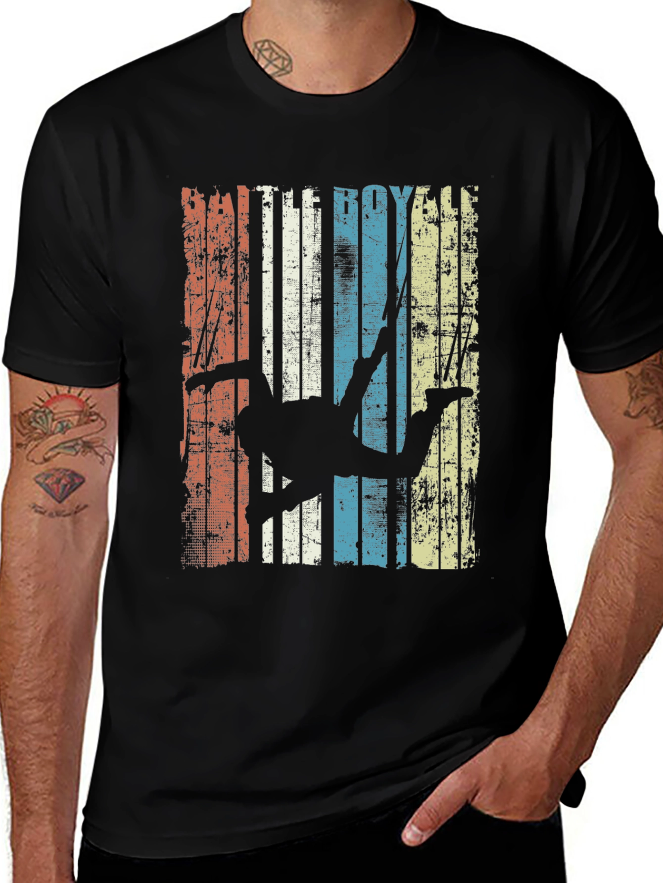Variant 10 of Vintage Skydiving T-Shirt - Retro Fly Design