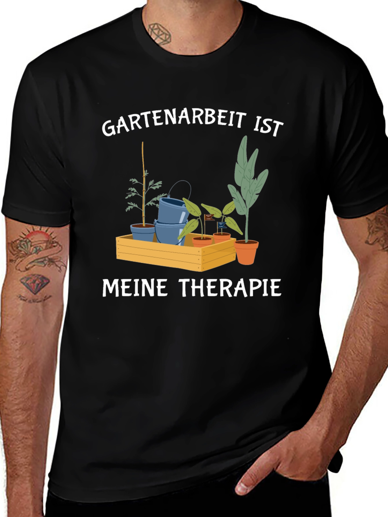 Gardening Therapy T-Shirt - Garden Work is My Therapy!