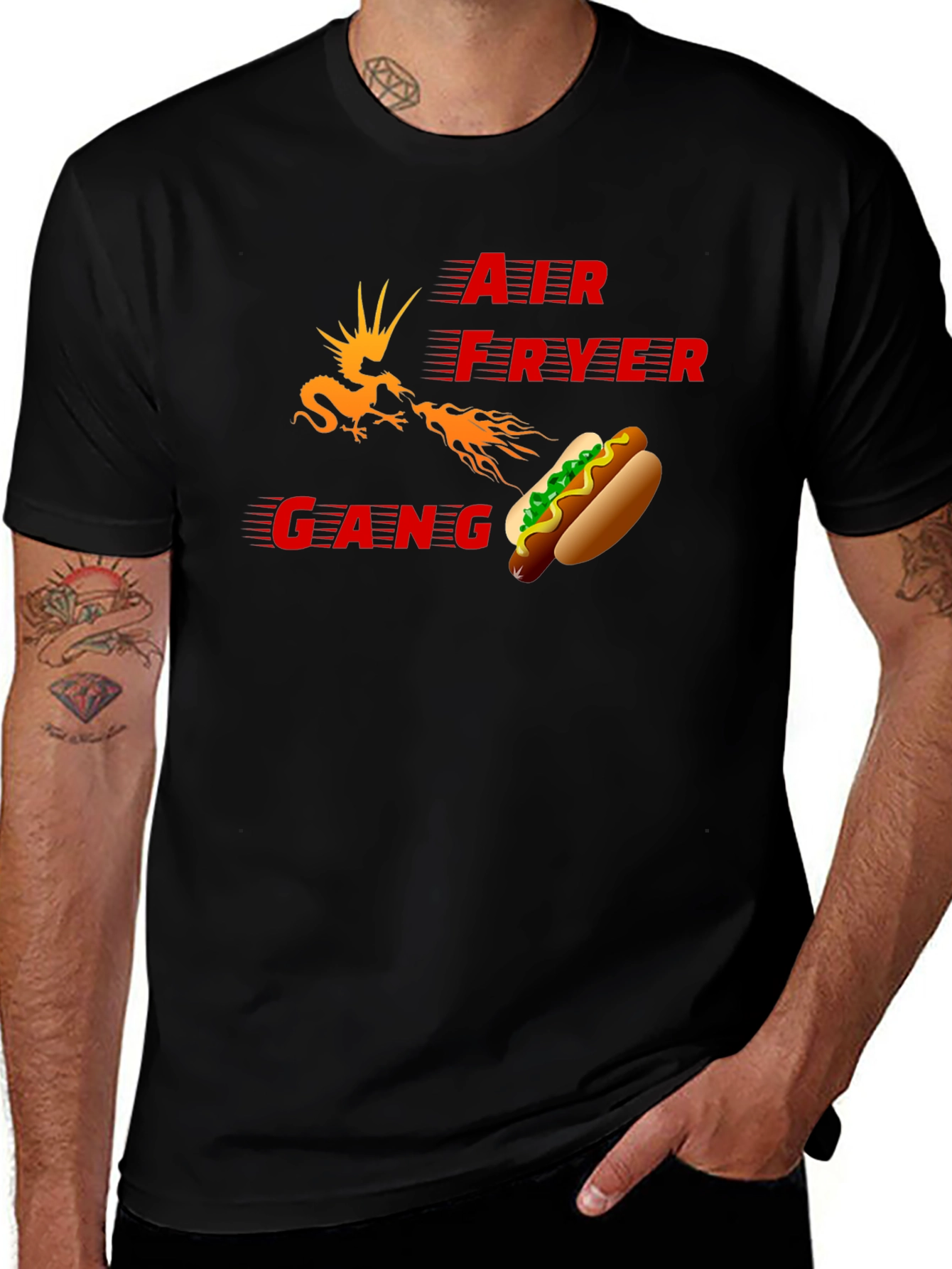 Air Fryer Gang Graphic T-Shirt